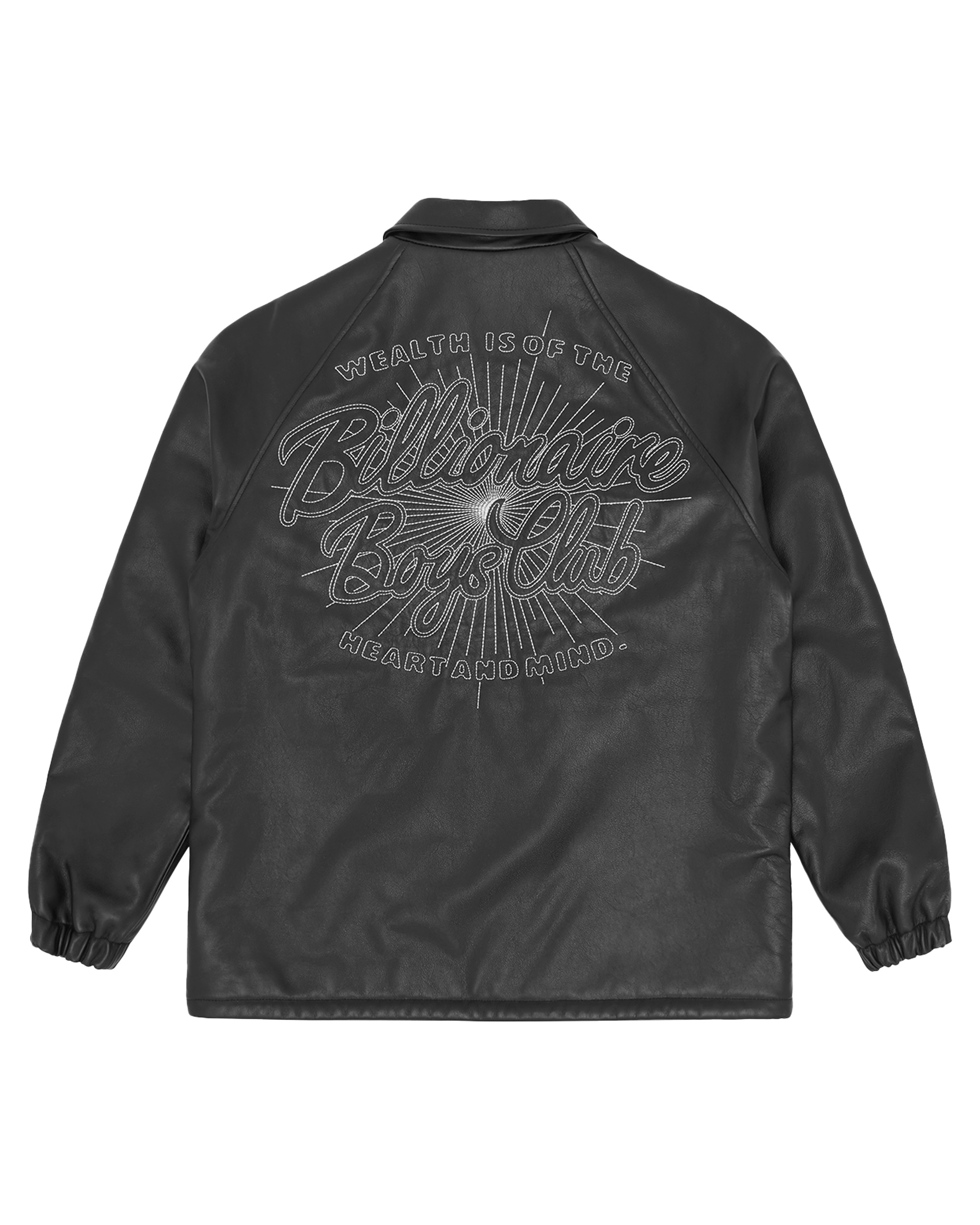LEATHER COACH JACKET - 2