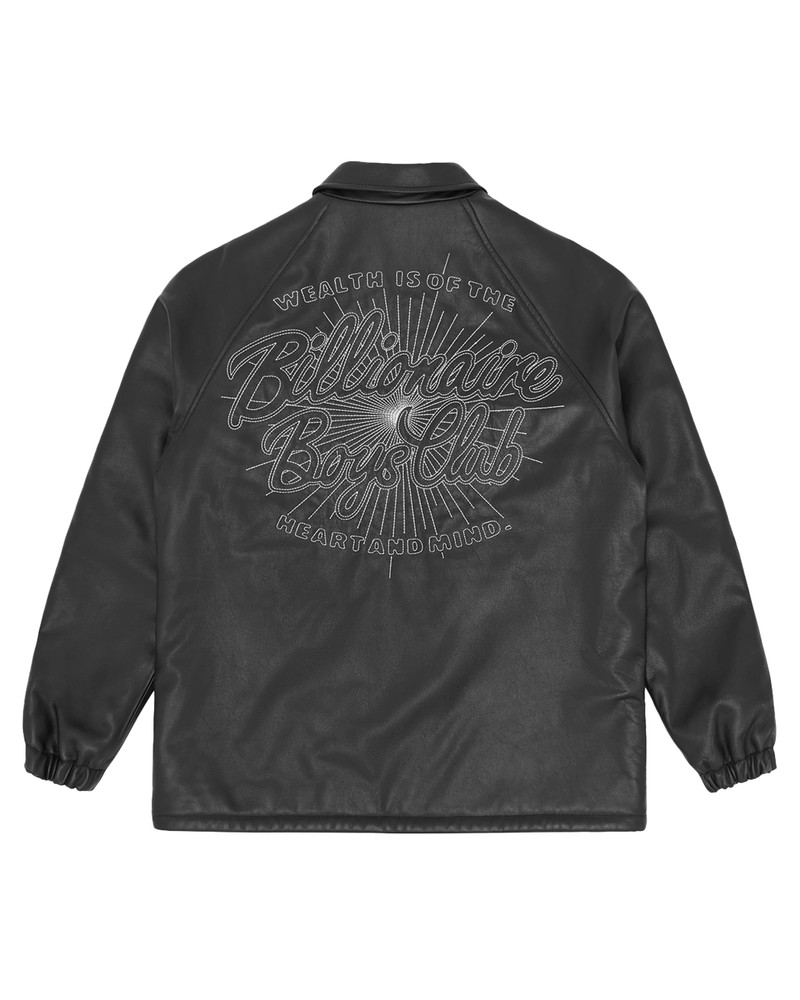 BILLIONAIRE BOYS CLUB LEATHER COACH JACKET outlook