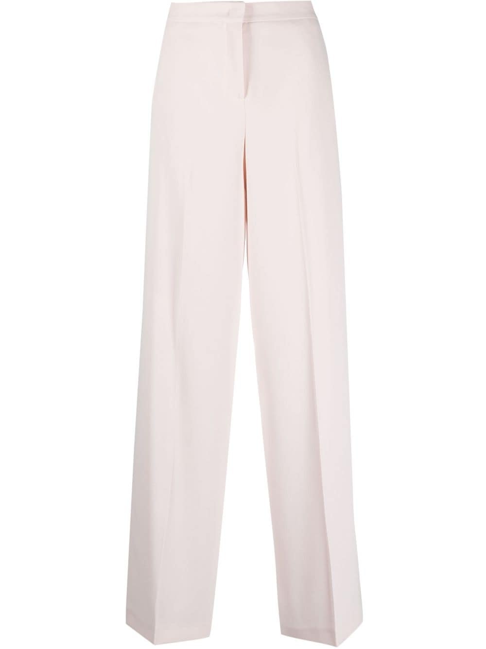 pressed-crease tailored trousers - 1