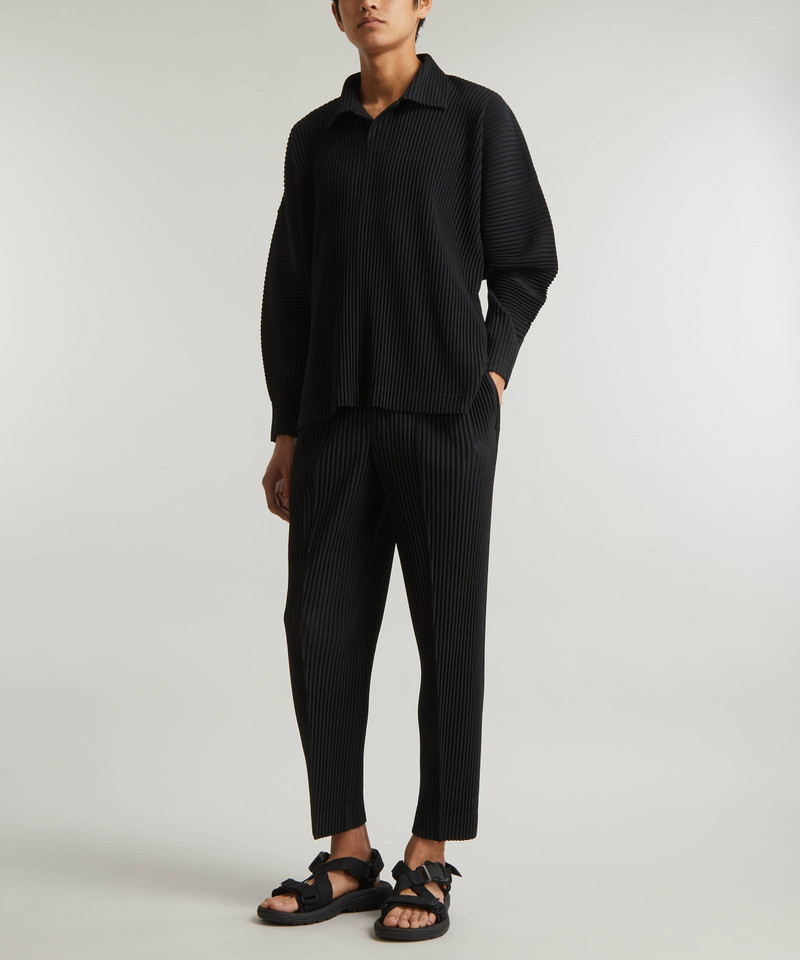 Pleated Centre-Crease Trousers 2