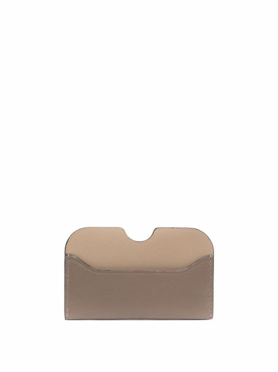 Acne Studios embossed-logo leather cardholder outlook