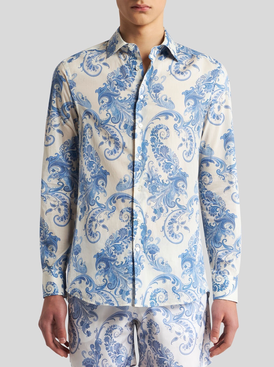 FLORAL PAISLEY SHIRT - 2