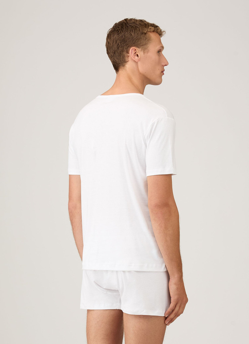 Sunspel Sea Isalnd Cotton V‑Neck Underwear T‑shirt outlook