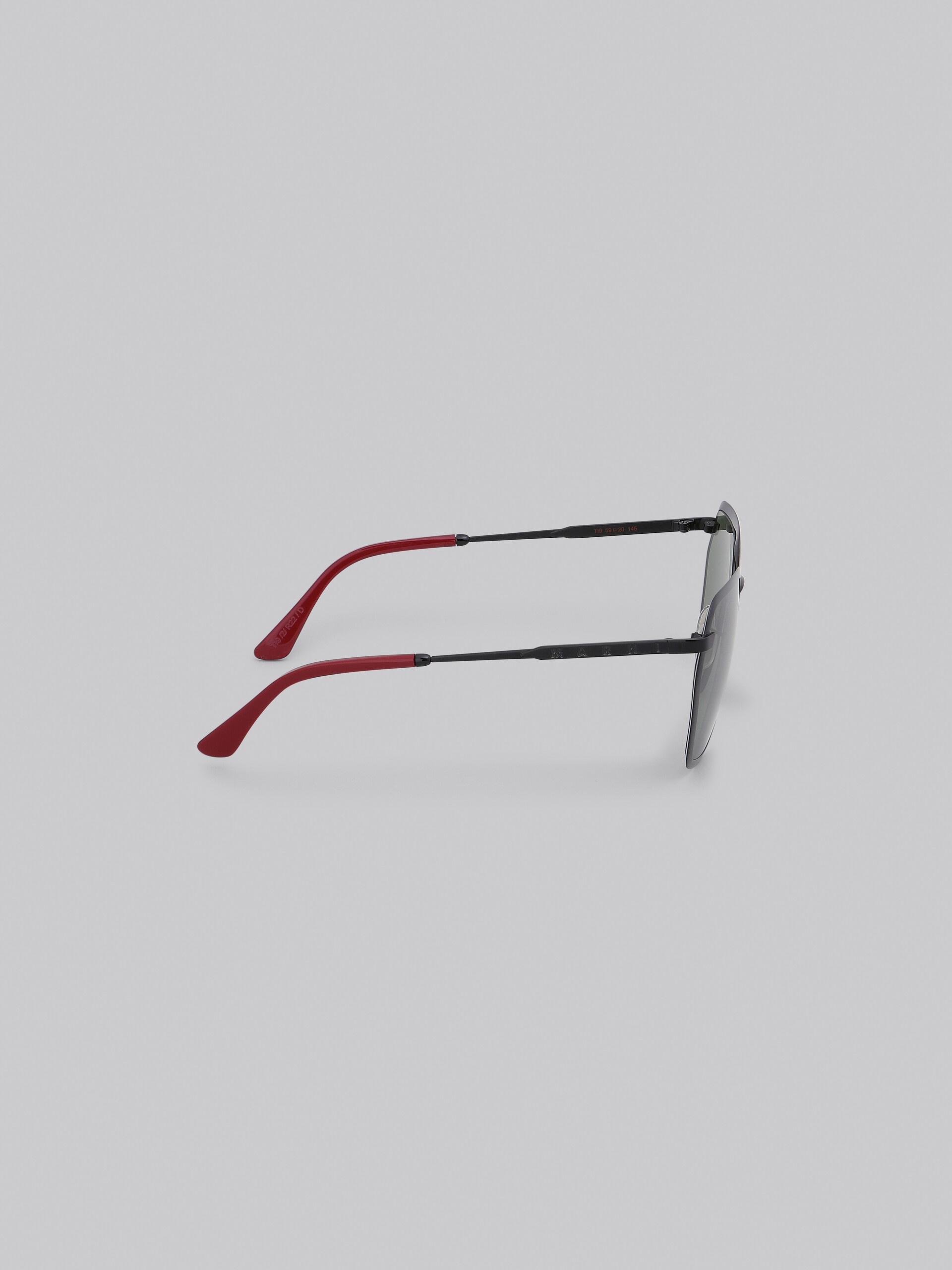 BLACK GREAT NOLLGWA MINE METAL SUNGLASSES - 4
