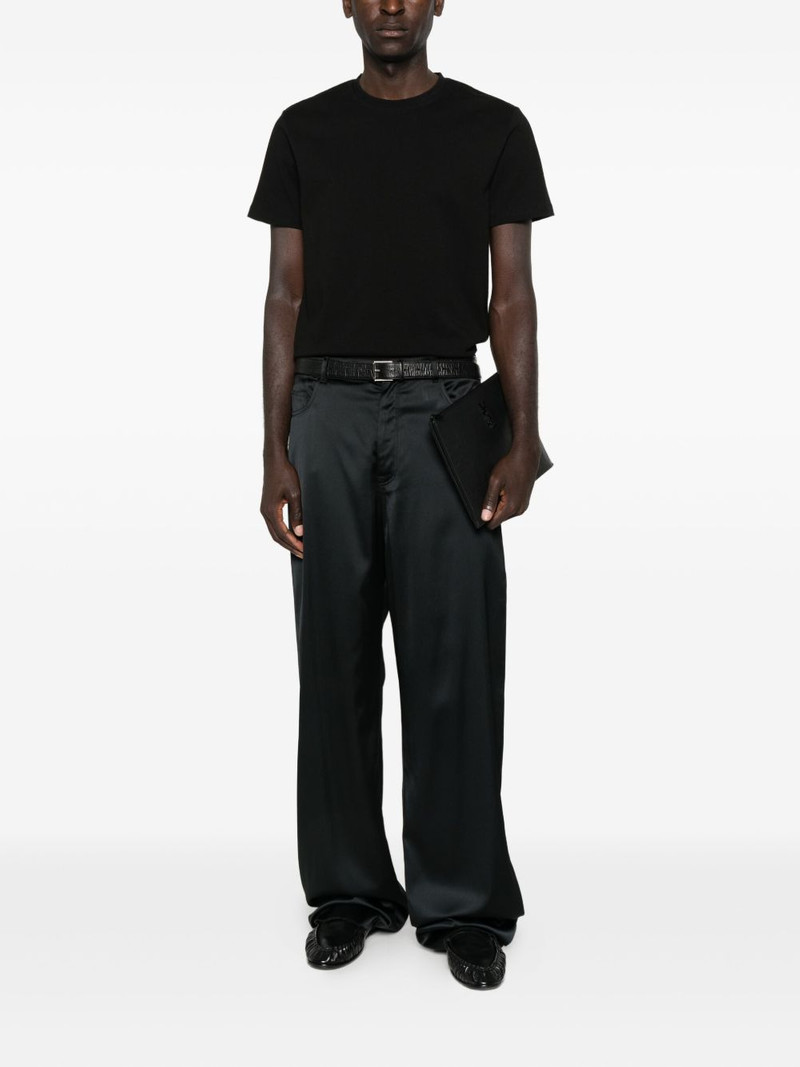 SAINT LAURENT crew-neck short-sleeve t-shirt outlook