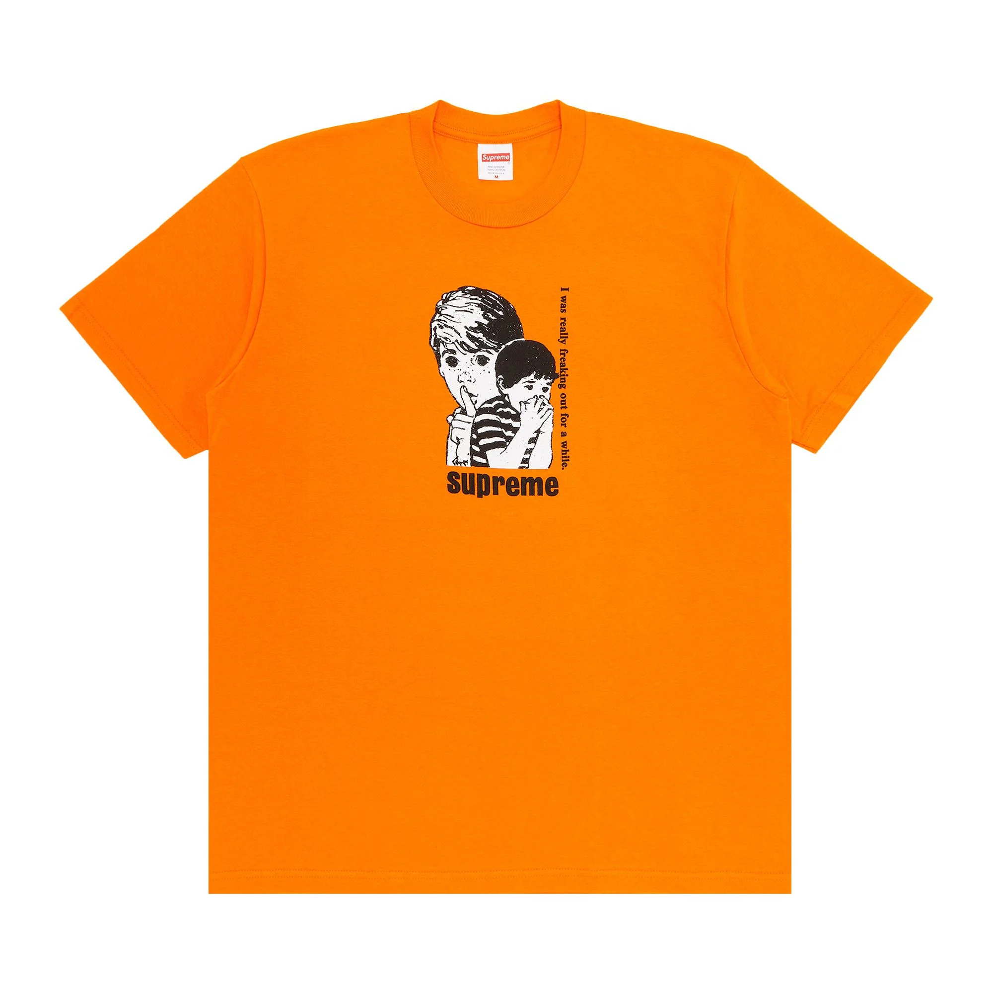 Supreme Freaking Out Tee 'Orange' - 1