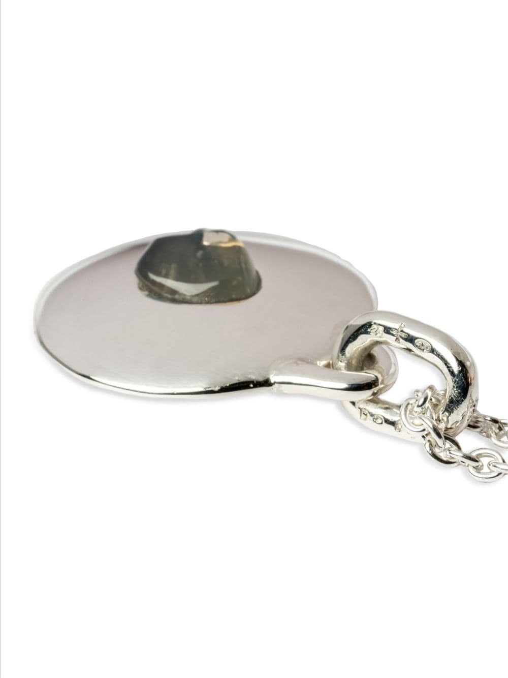 Disk pendant necklace - 2
