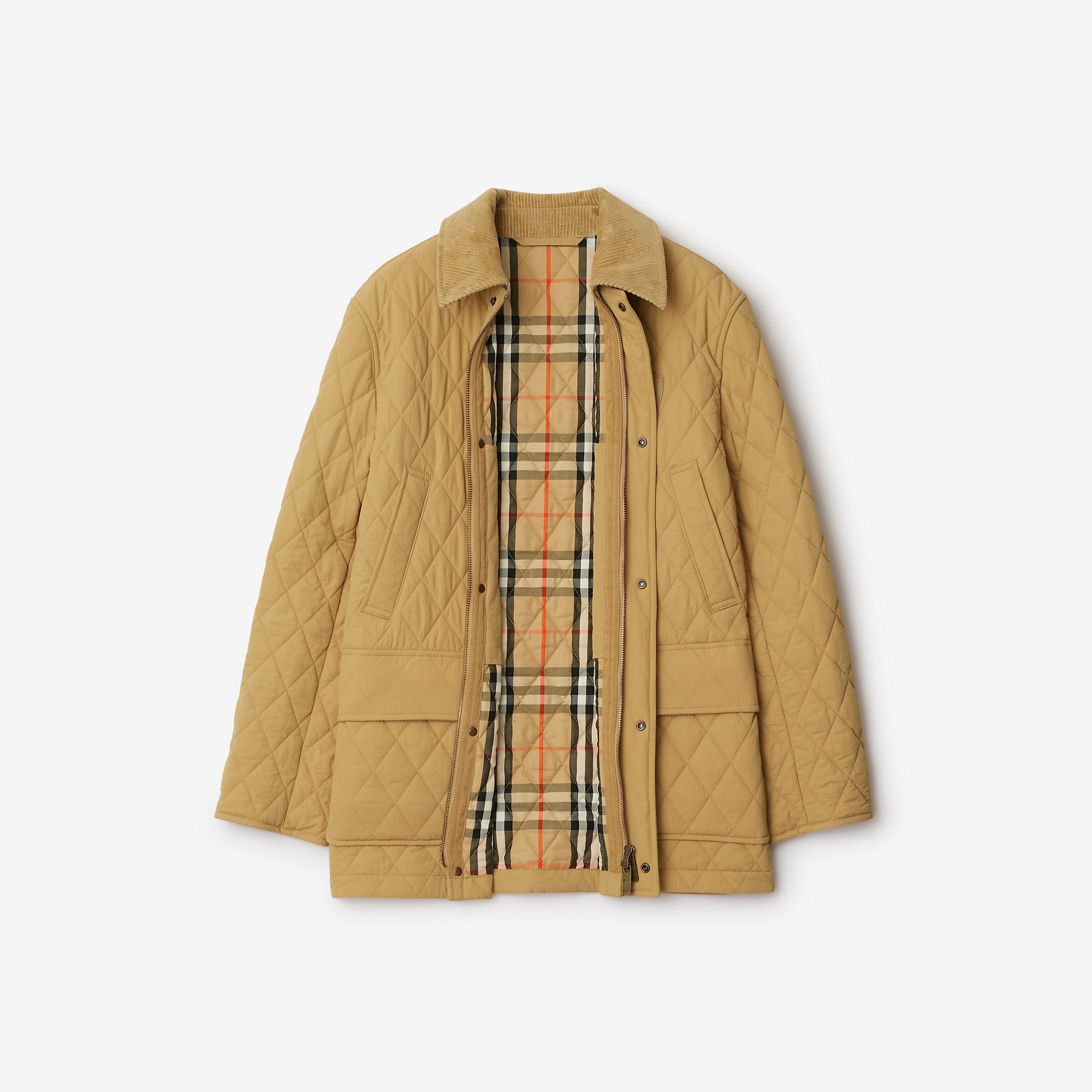 Quilted Nylon Barn Jacket - 5