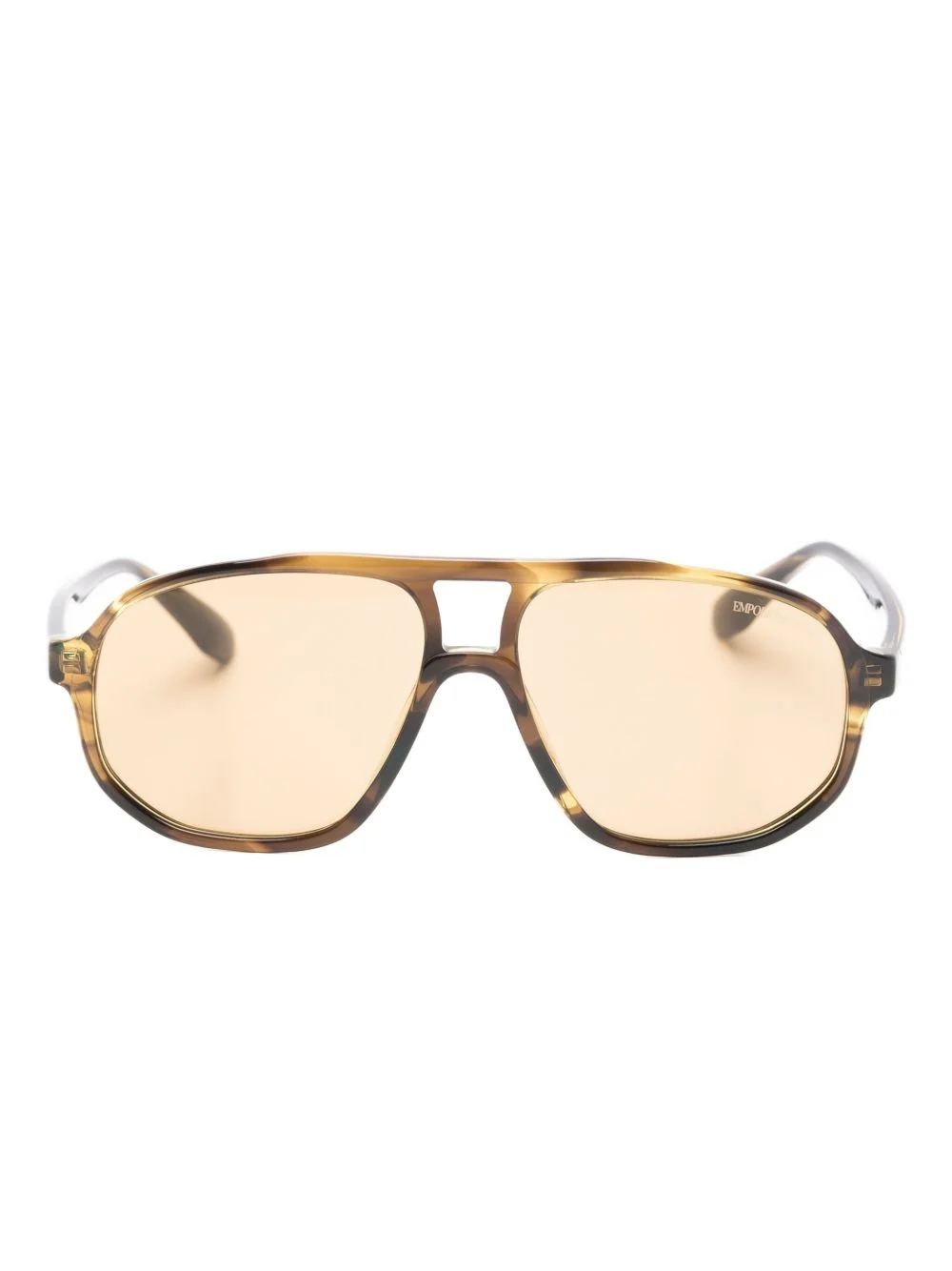 geometric frame sunglasses - 1