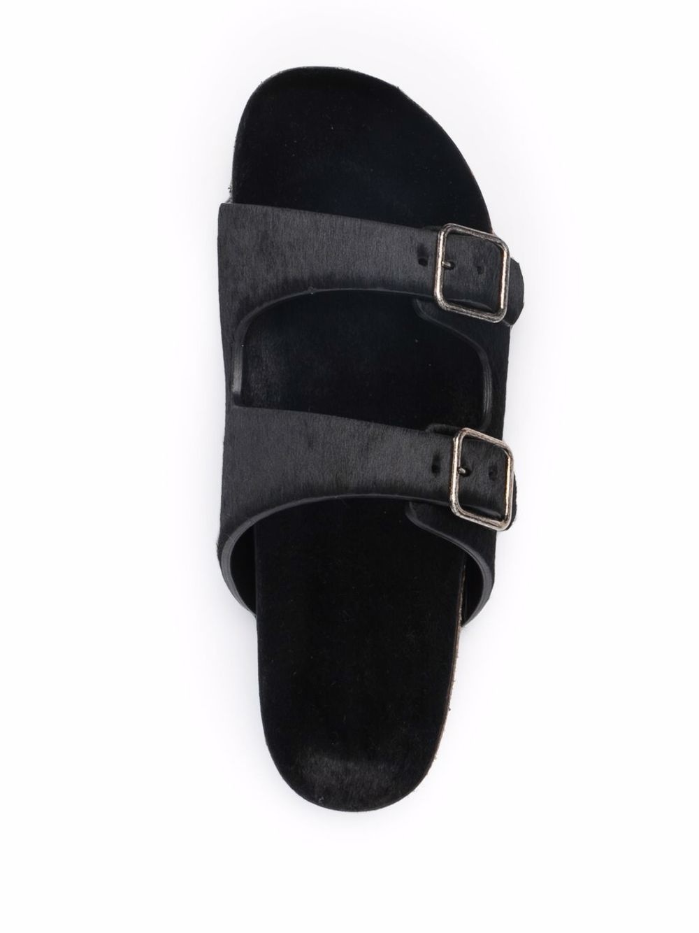 buckled slide sandals - 4