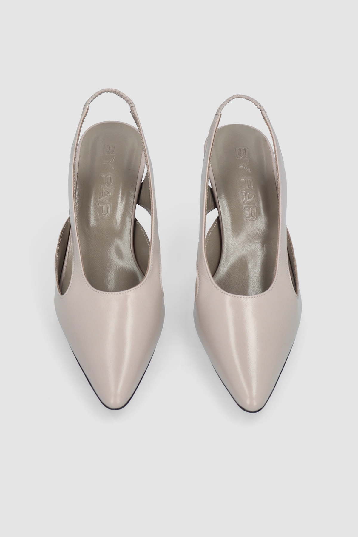RUNA FOSSIL GLOSSED NAPPA LEATHER SLINGBACK PUMP - 3