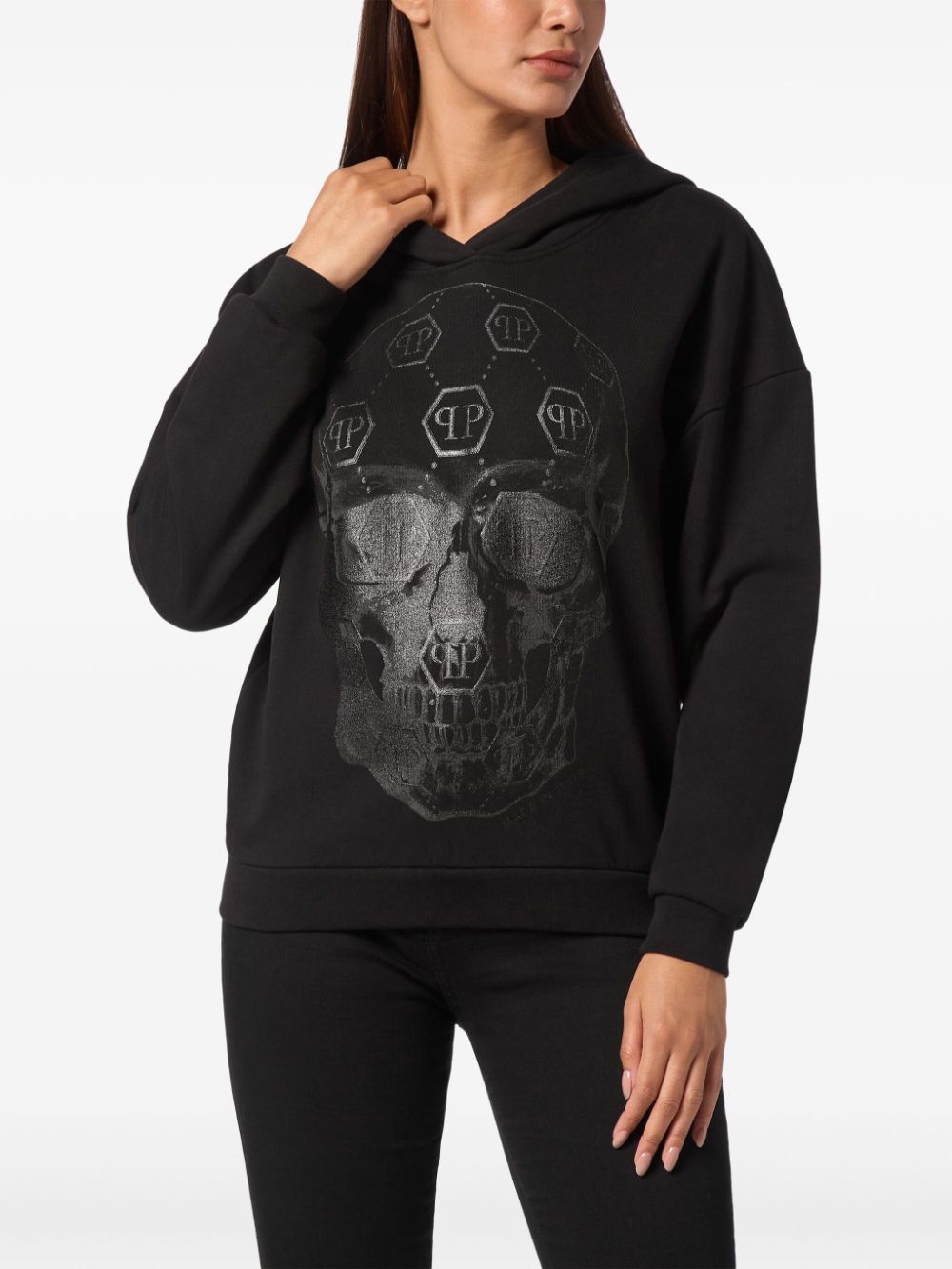 Monogram Skull hoodie - 3