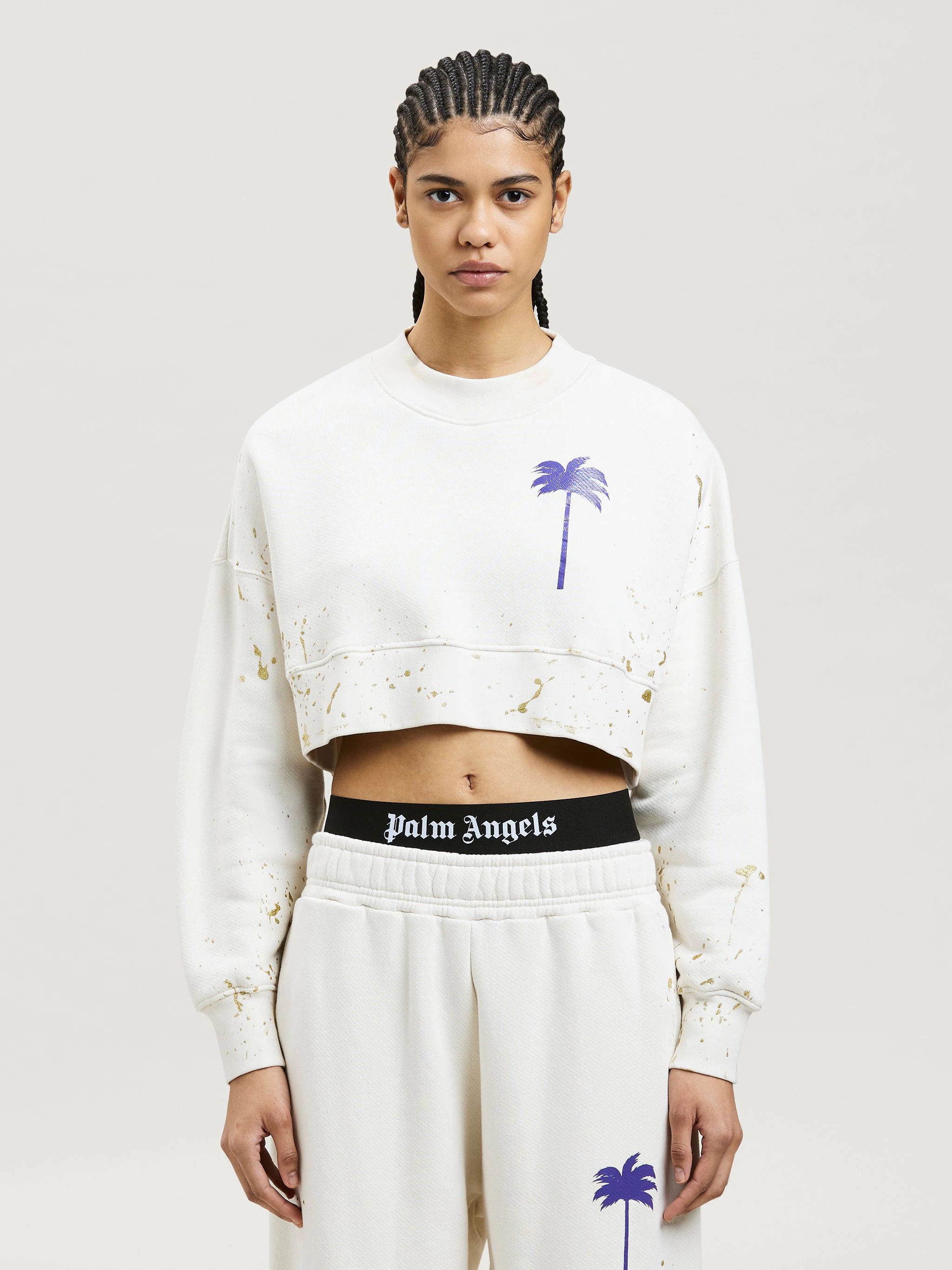 PXP PAINTED CROPPED SWEATSHIRT - 3