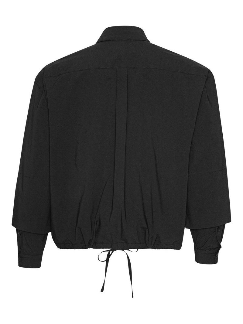HENRIK VIBSKOV drawstring pocket shirt outlook