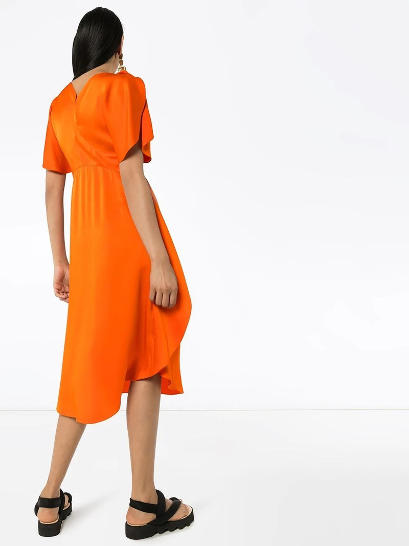 ruched midi dress 3