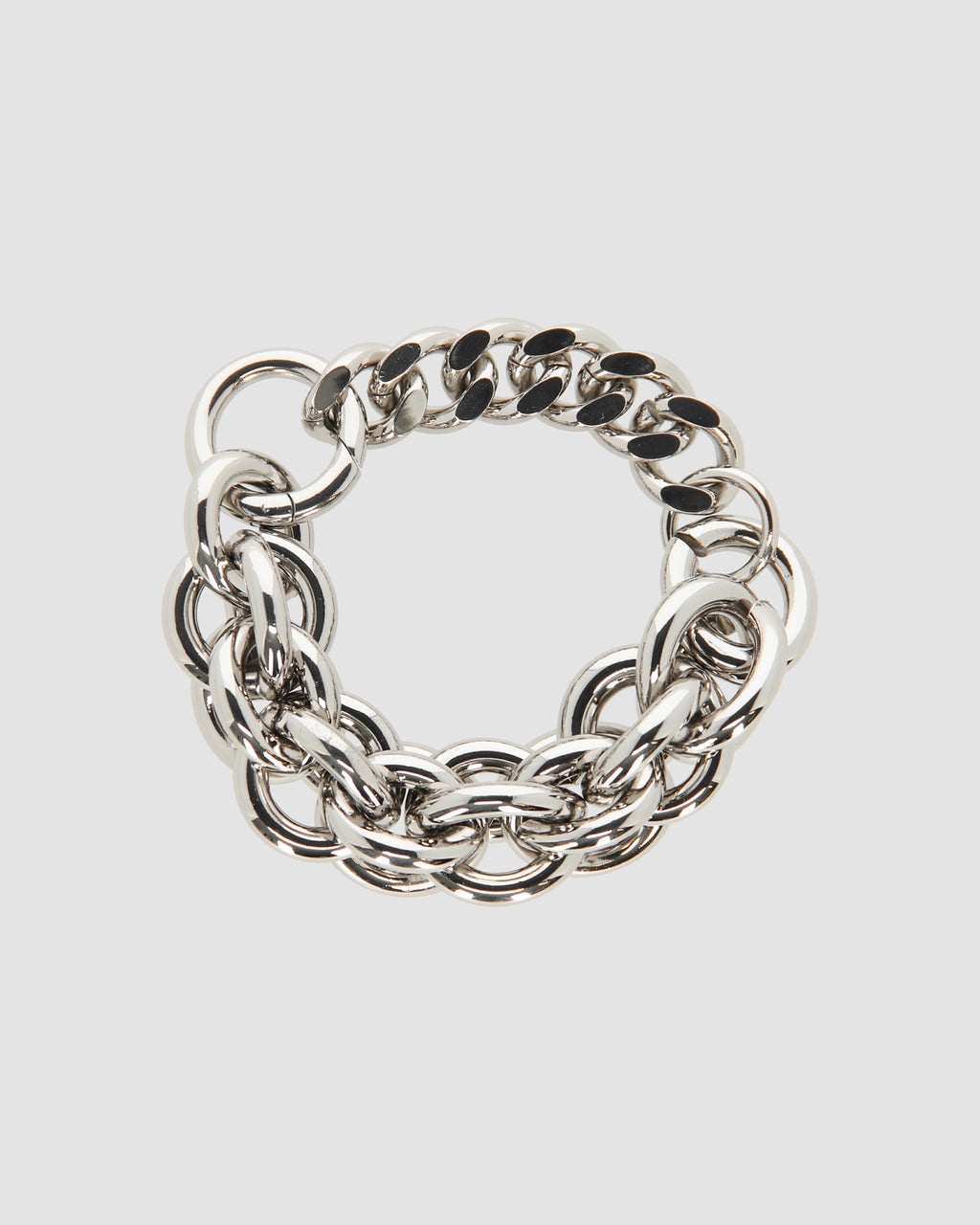 DUAL CHUNKY CHAIN BRACELET - 1
