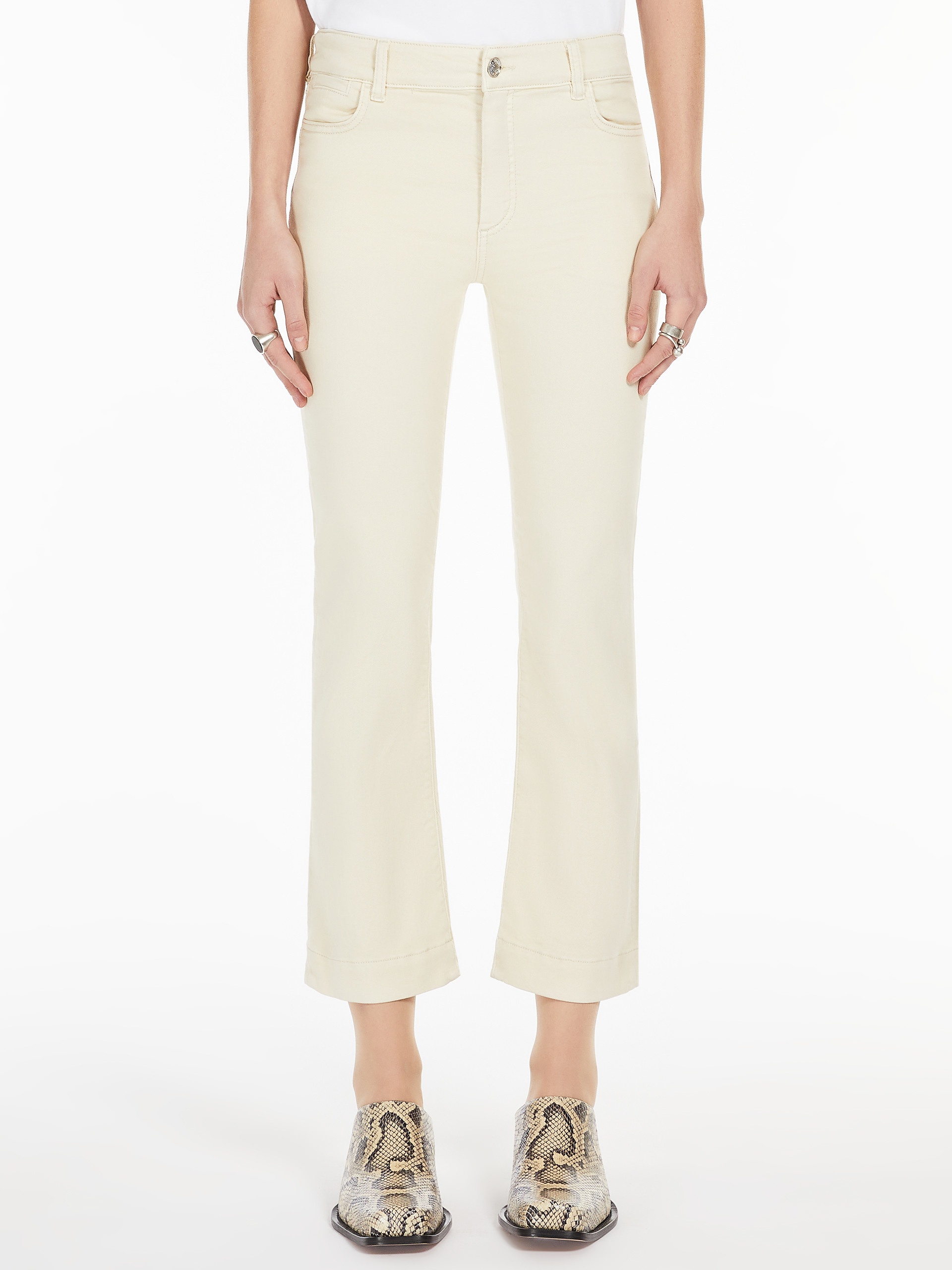 NILLY Denim mini flare trousers - 3