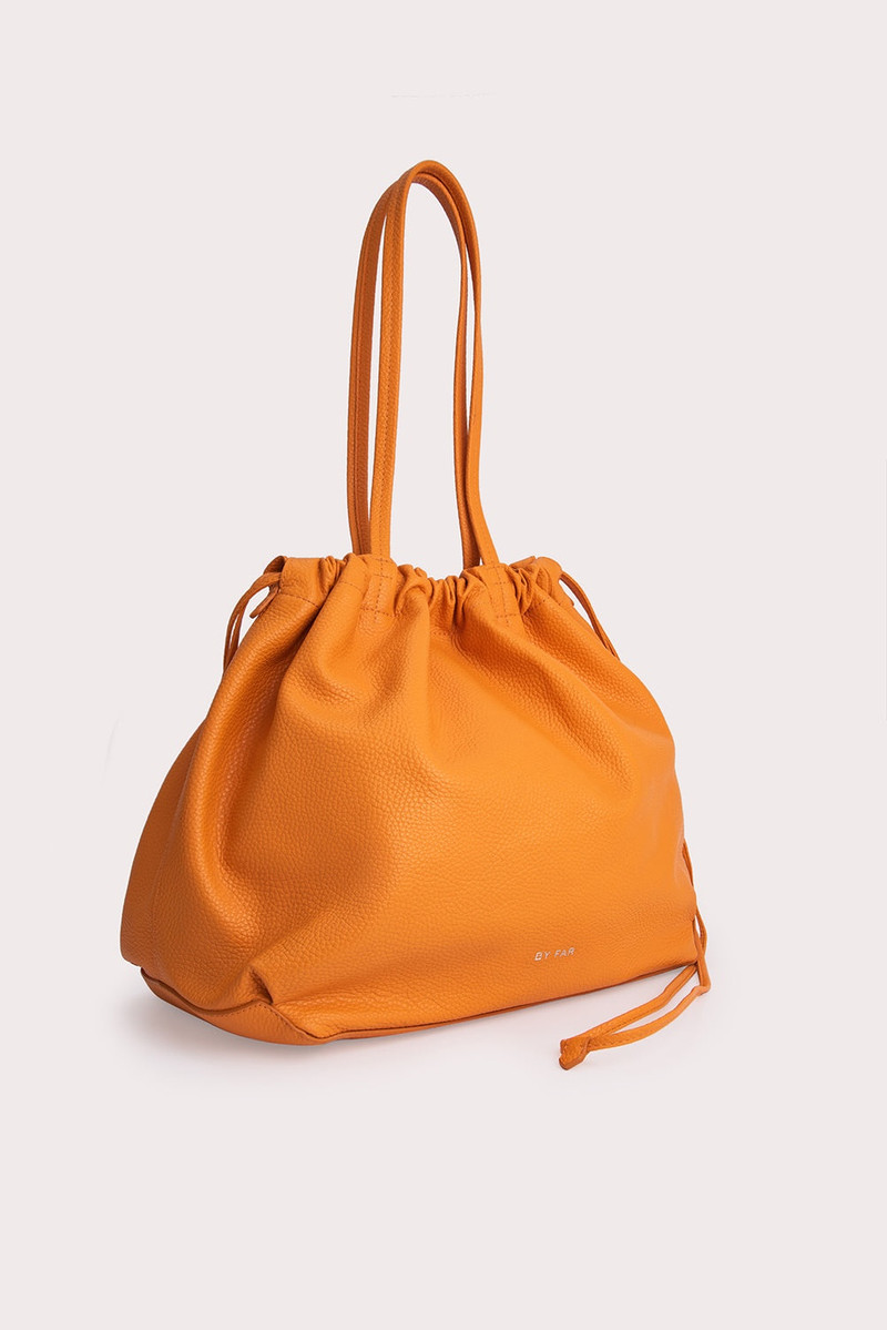BY FAR Oslo Orange Flat Grain Leather outlook