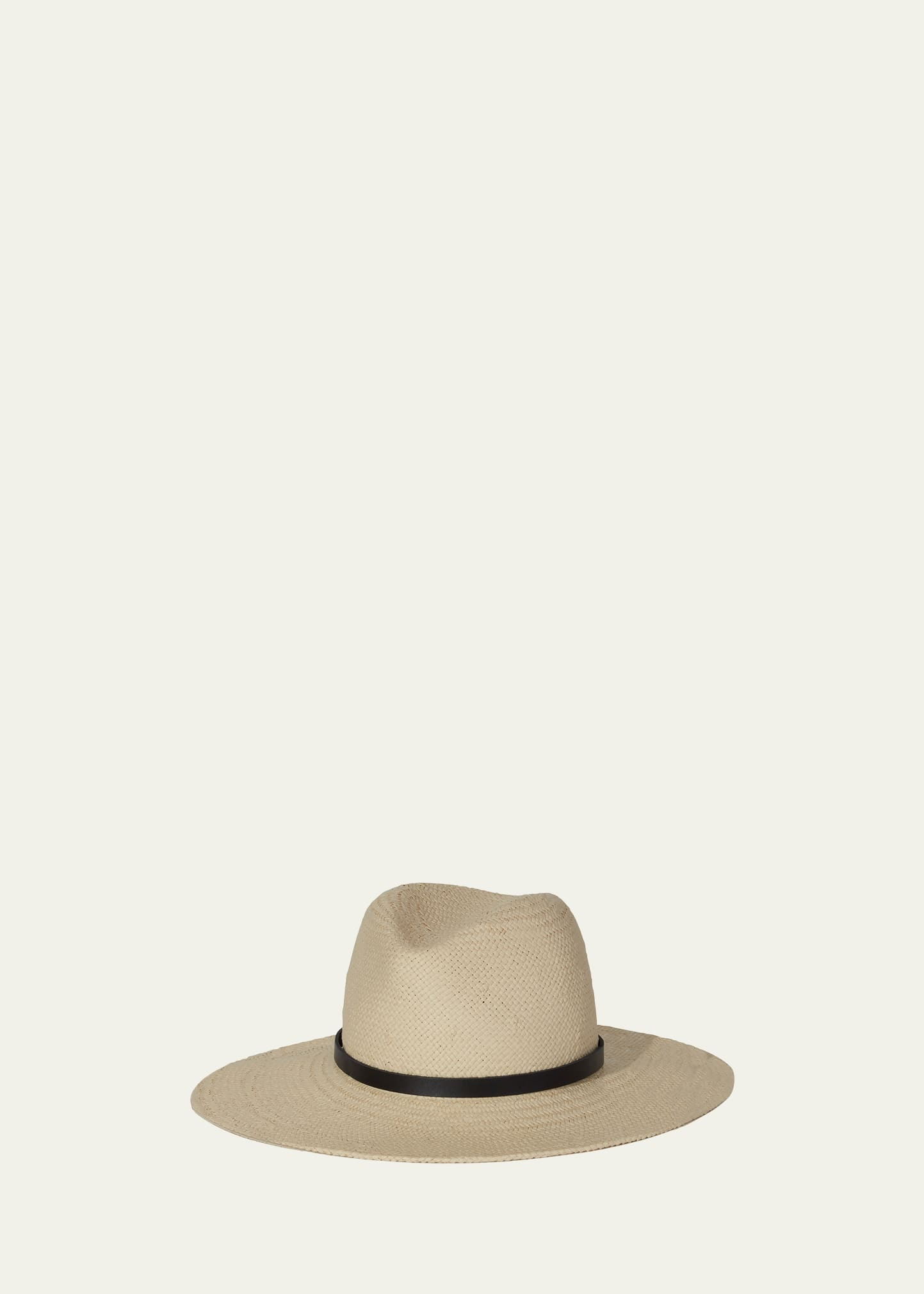 Lyra Packable Straw Fedora Hat - 1