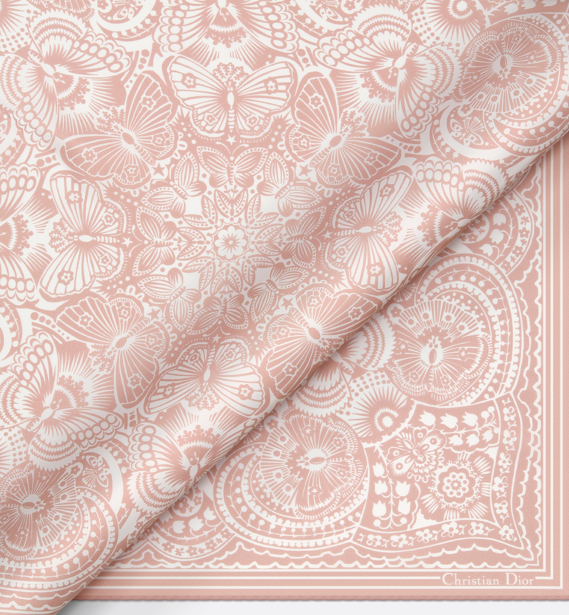 D-Butterfly Paisley 60 Square Scarf - 2
