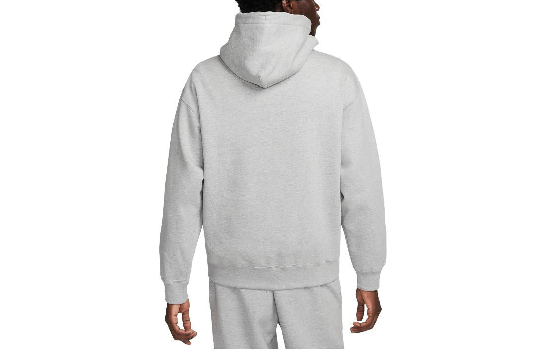 Nike Solo Swoosh Fleece Pullover Hoodie 'Grey' DX1355-063 - 2