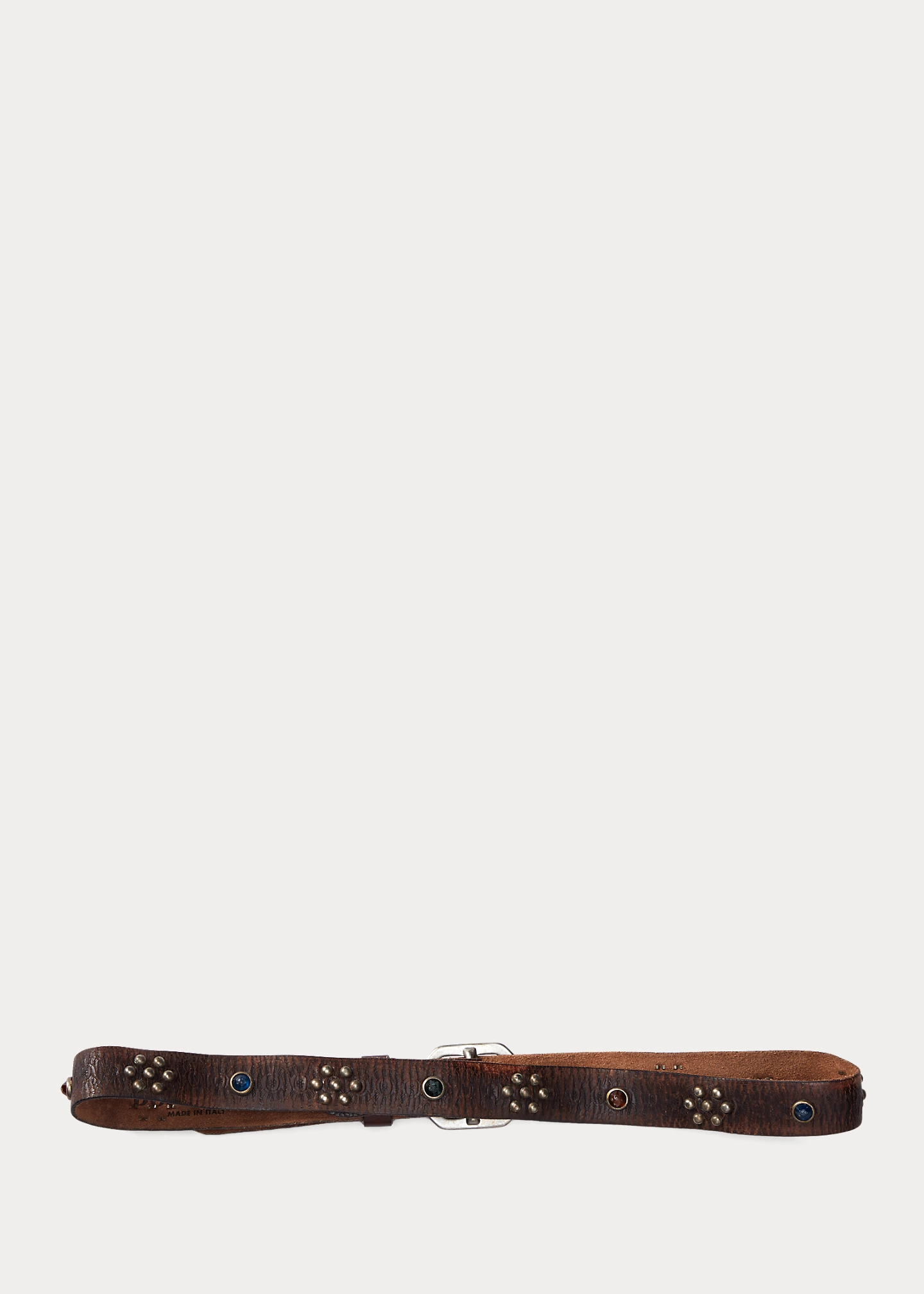 Studded Leather Belt - 3