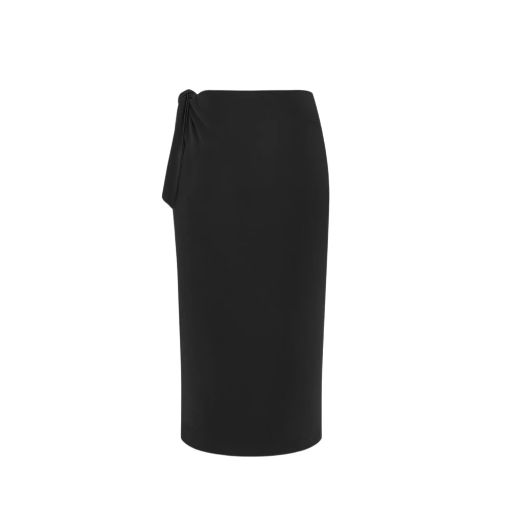 スカート Saint Laurent FW24 Black crepe skirt (785399Y7I22 1000) Saint Laurent Black Crepe Skirt | italist