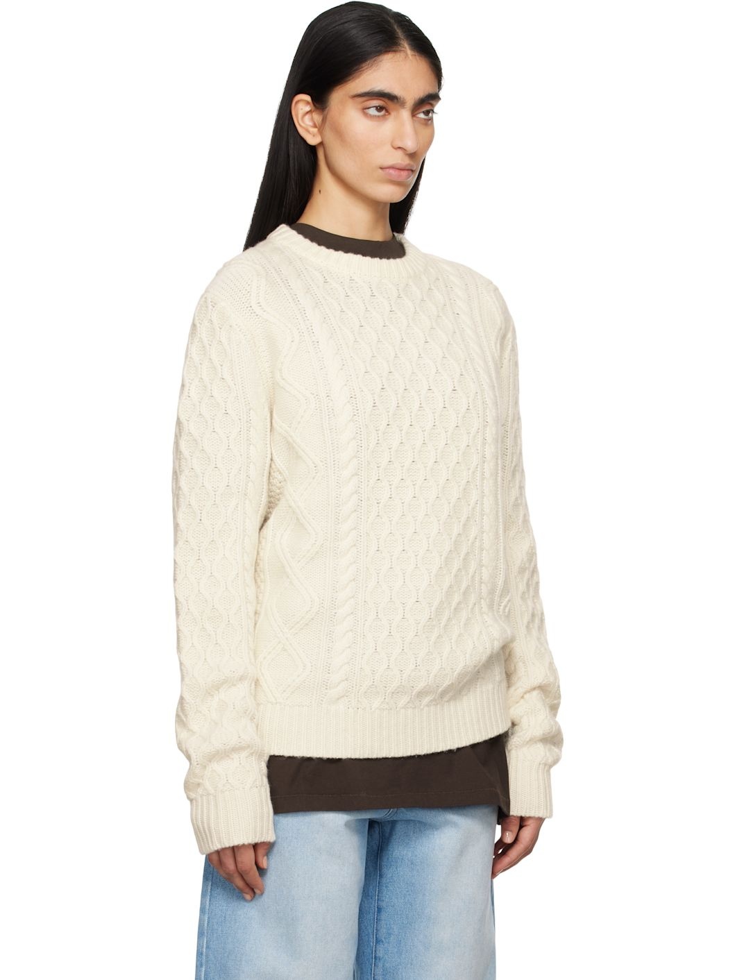 Off-White Allday Cable Crew Sweater - 2