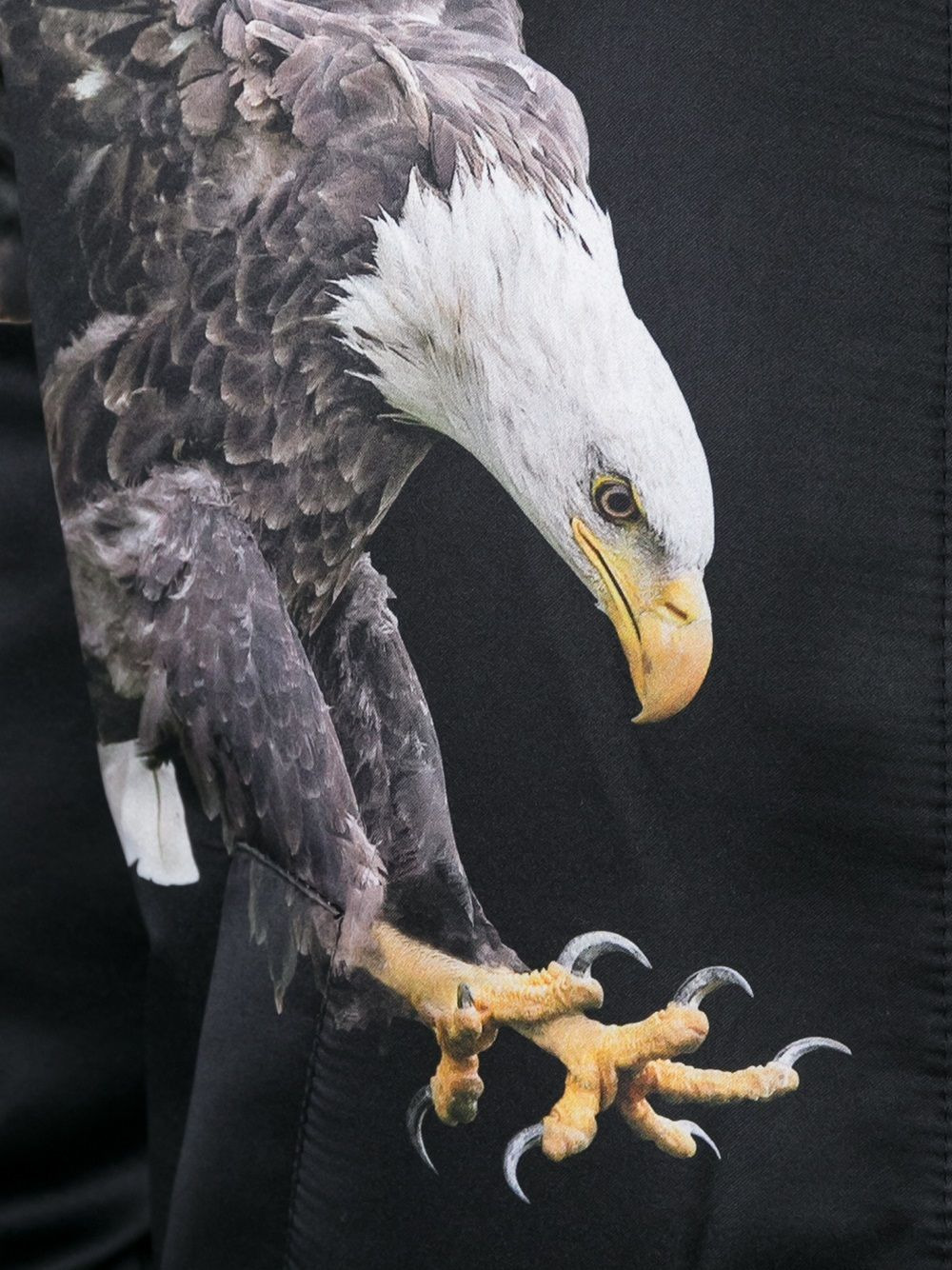 eagle print bomber jacket - 5
