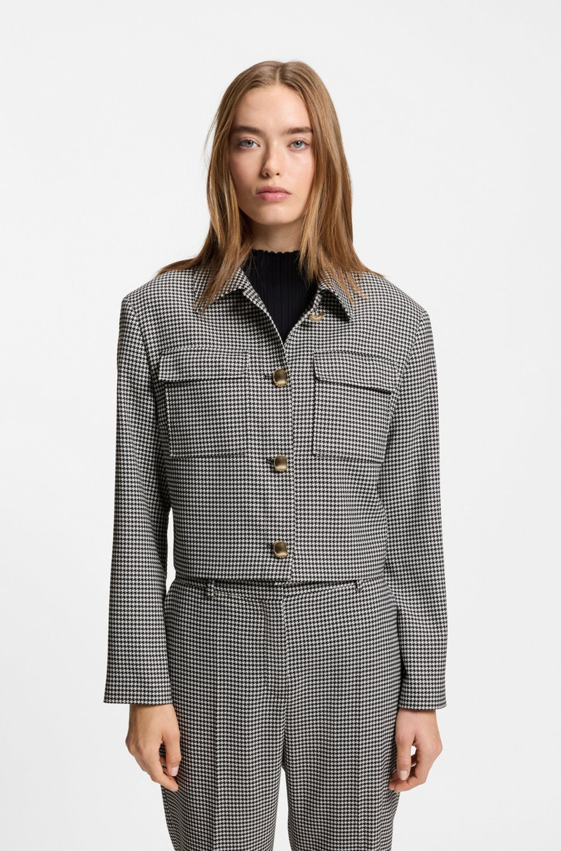 RELAXED-FIT BLAZER WITH CROPPED LENGTH 2