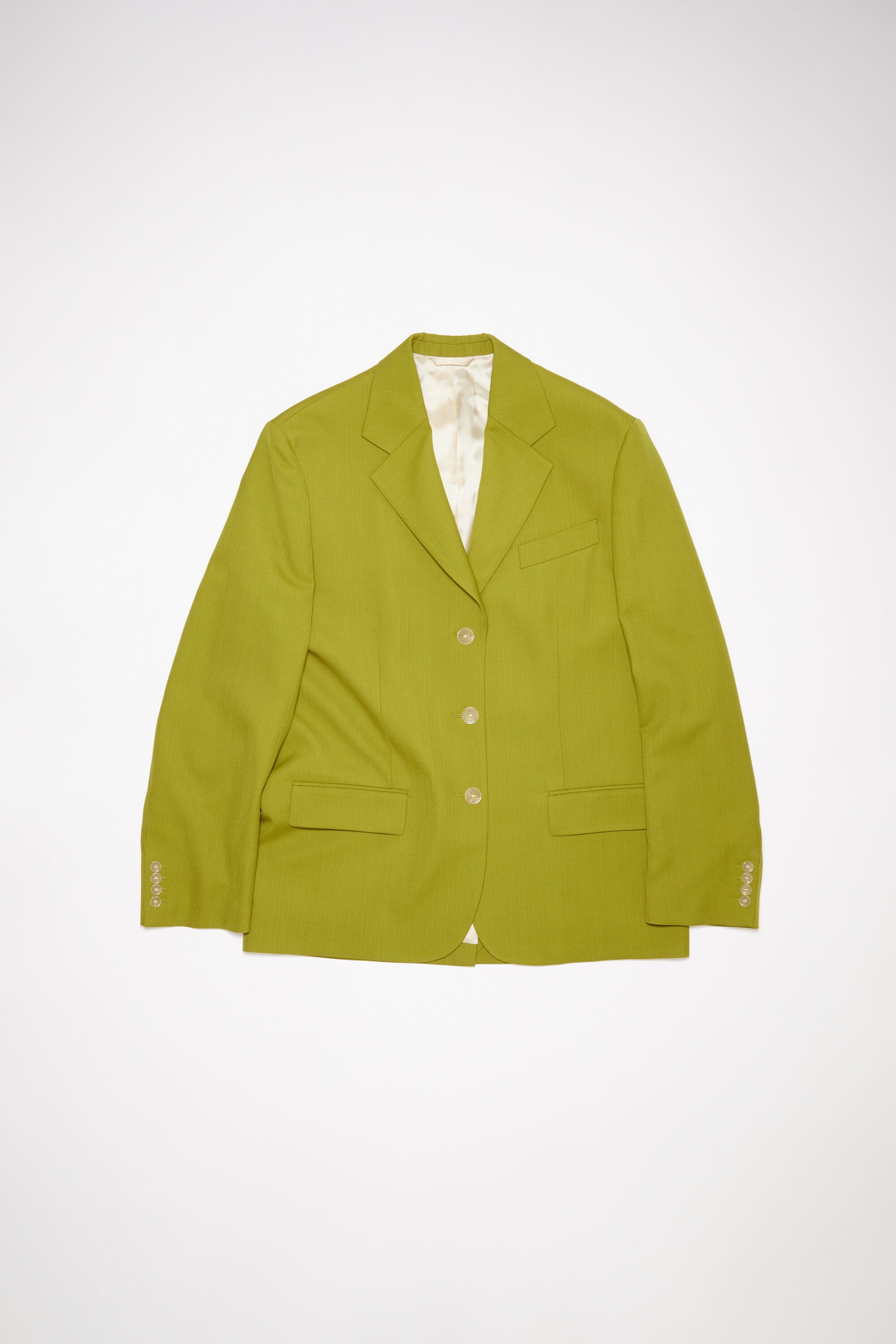 Relaxed fit suit jacket - Seaweed green - 1