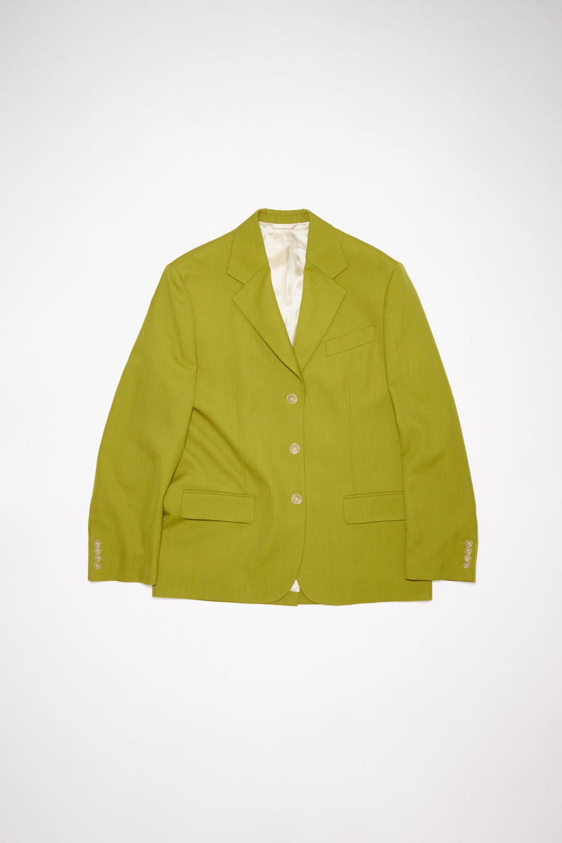 Relaxed fit suit jacket - Seaweed green - 1