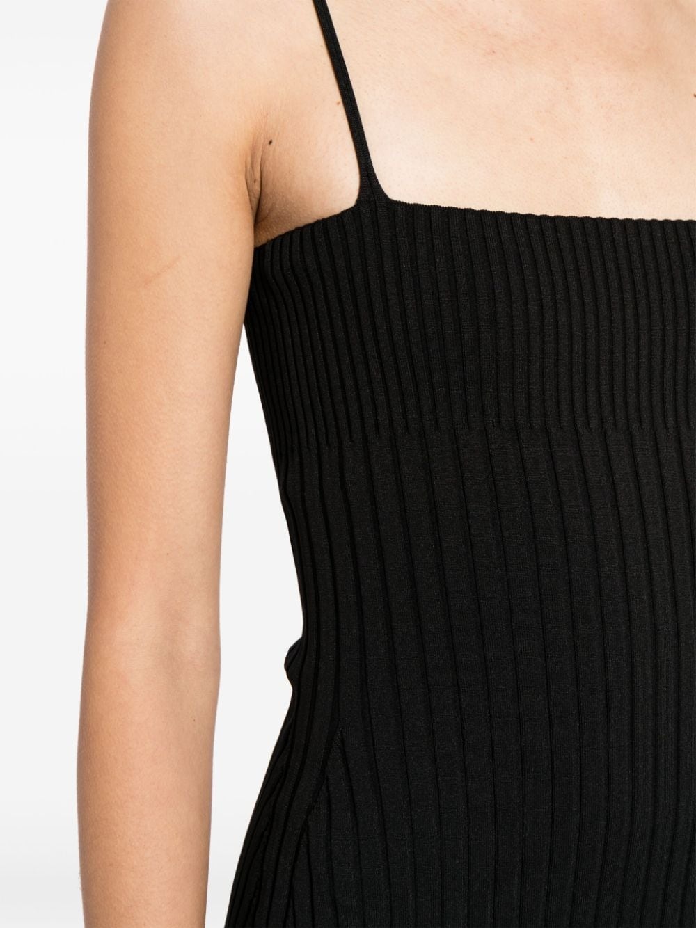 ribbed midi dress - 5