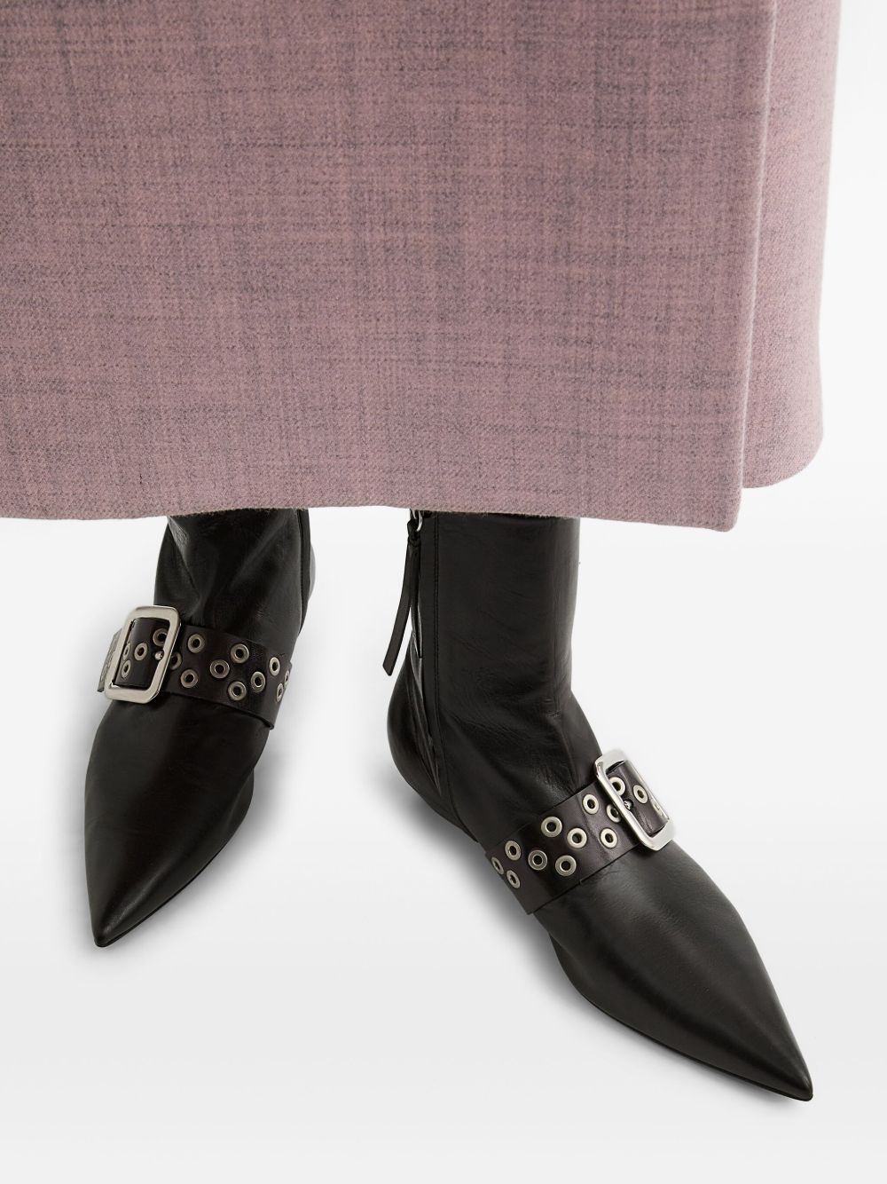 leather ankle boots - 4