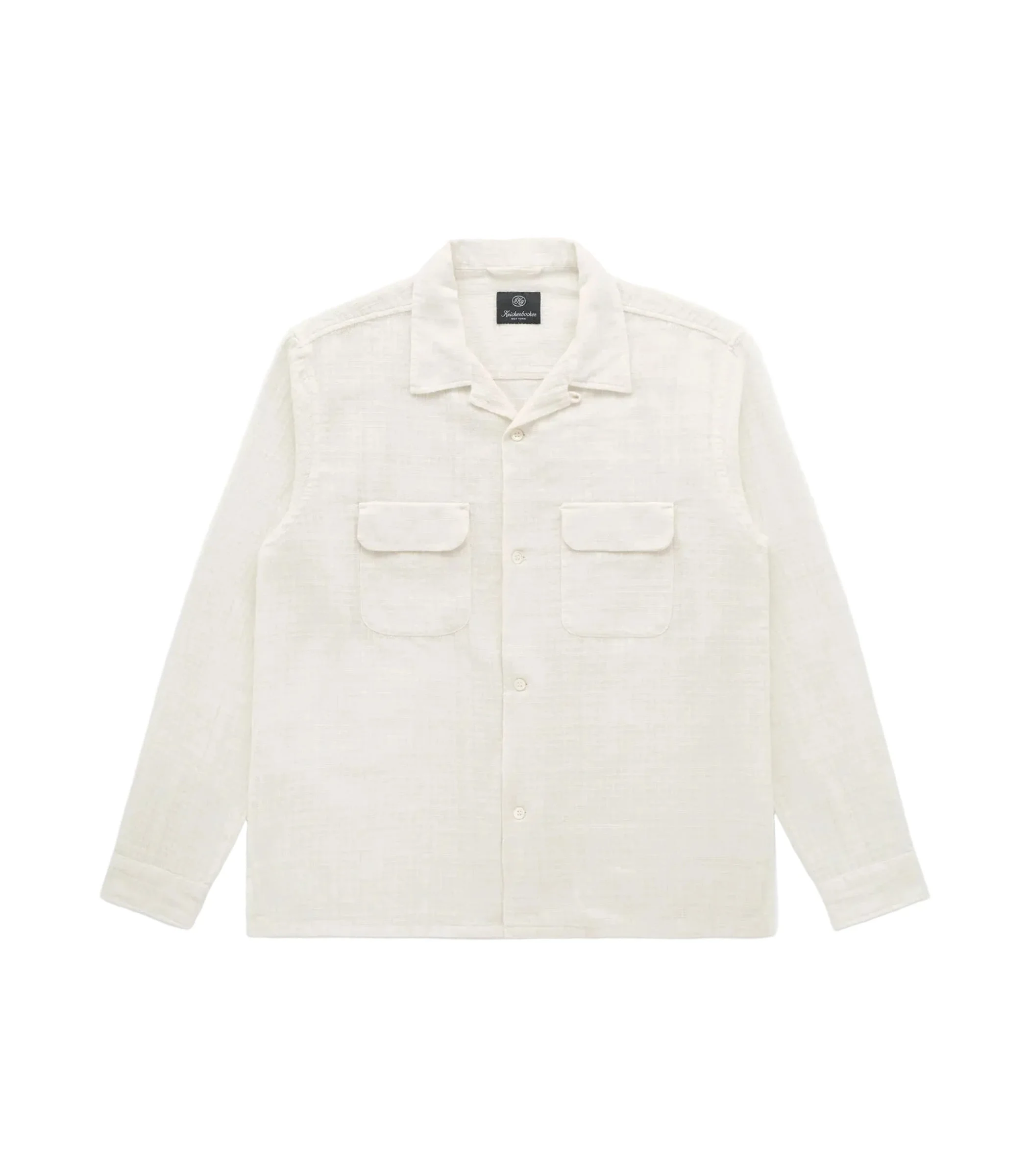 Penny Loom Cotton Shirt Bone - 1