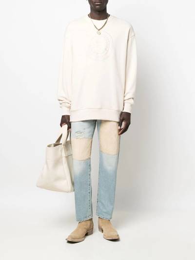 Acne Studios stonewashed straight-leg jeans outlook