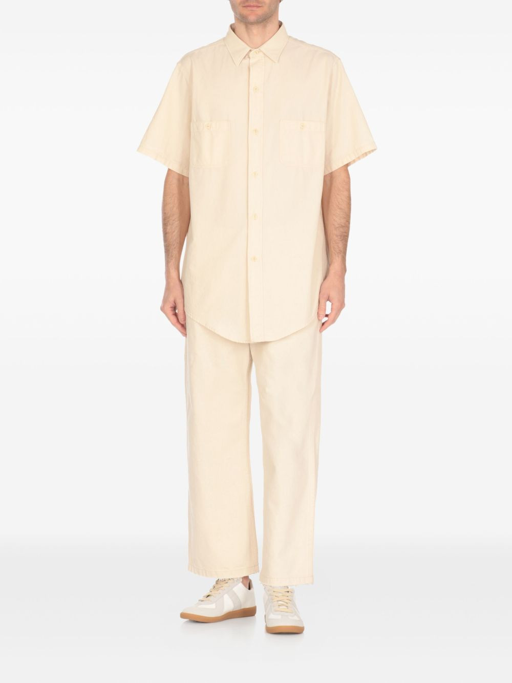 short-sleeve chest-pocket shirt - 2