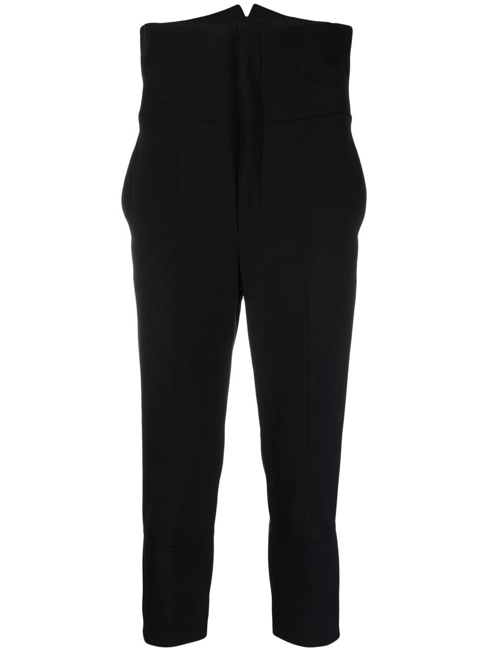 cropped slim-fit tailored trousers - 1