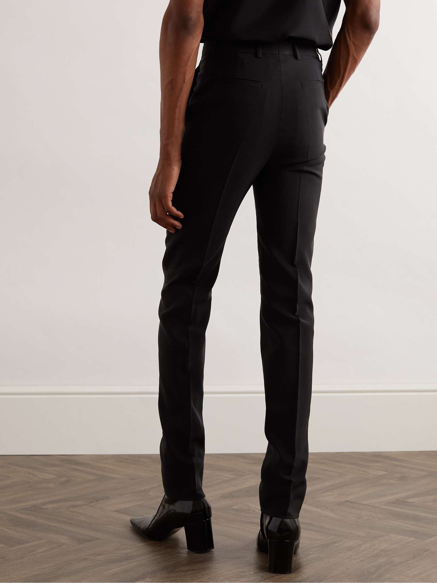 Slim-Fit Faille Trousers - 4