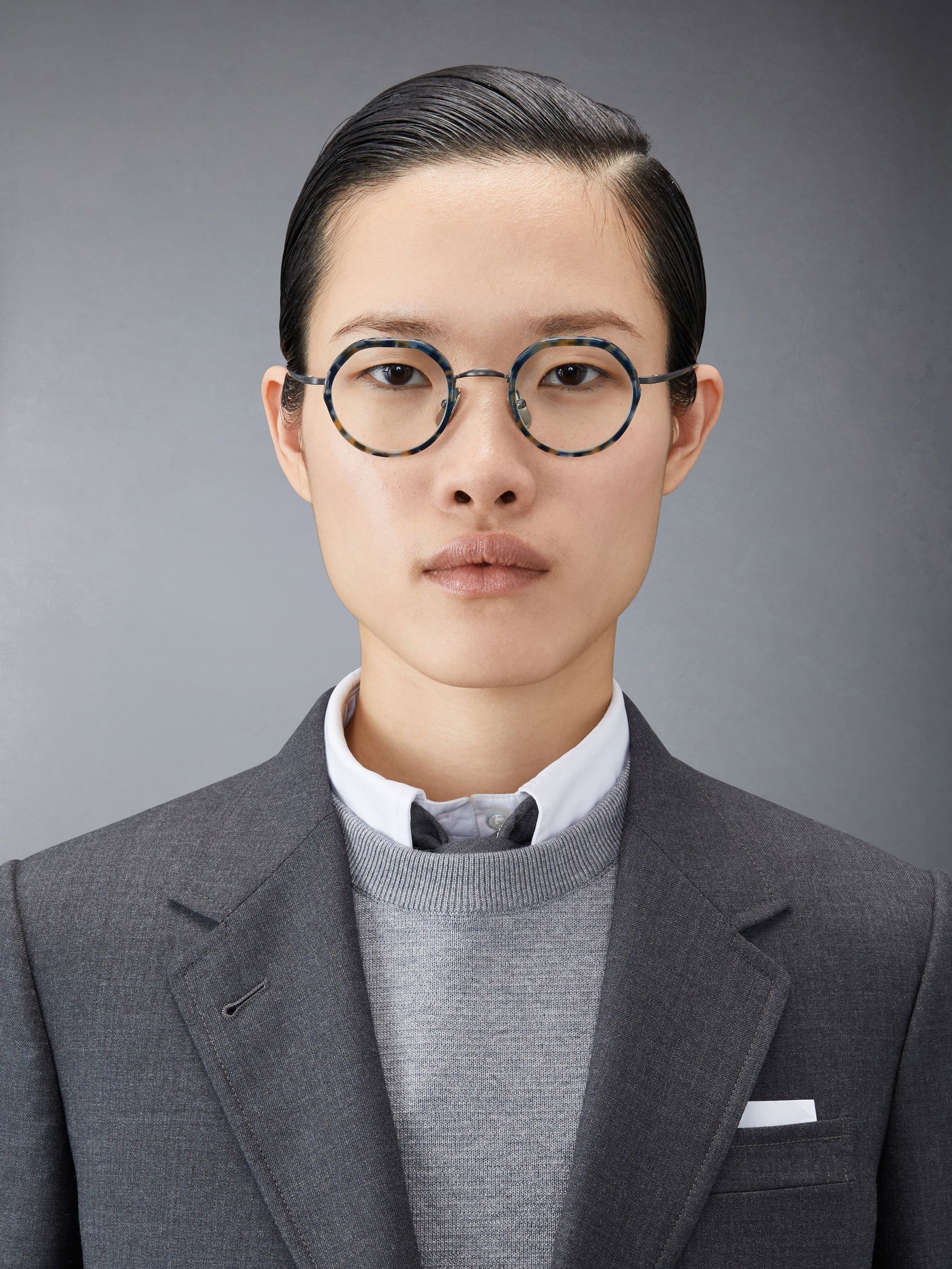 Acetate And Titanium Round Eyeglasses - 2
