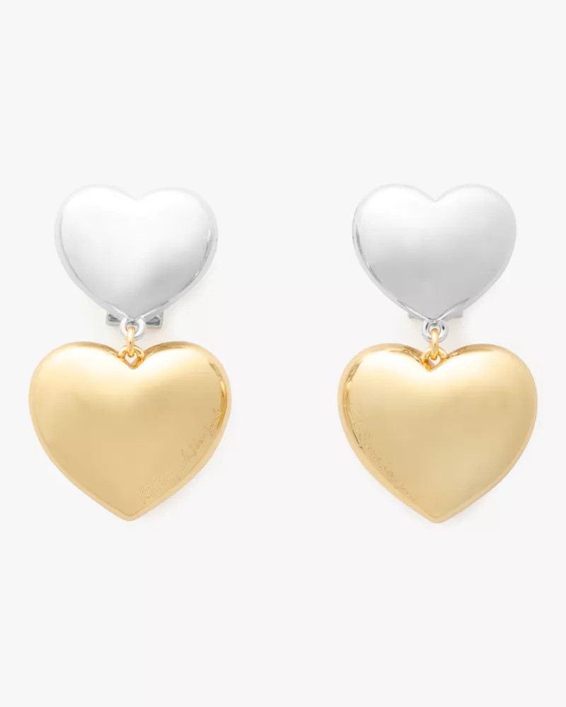 Heart You Double Drop Earrings 1