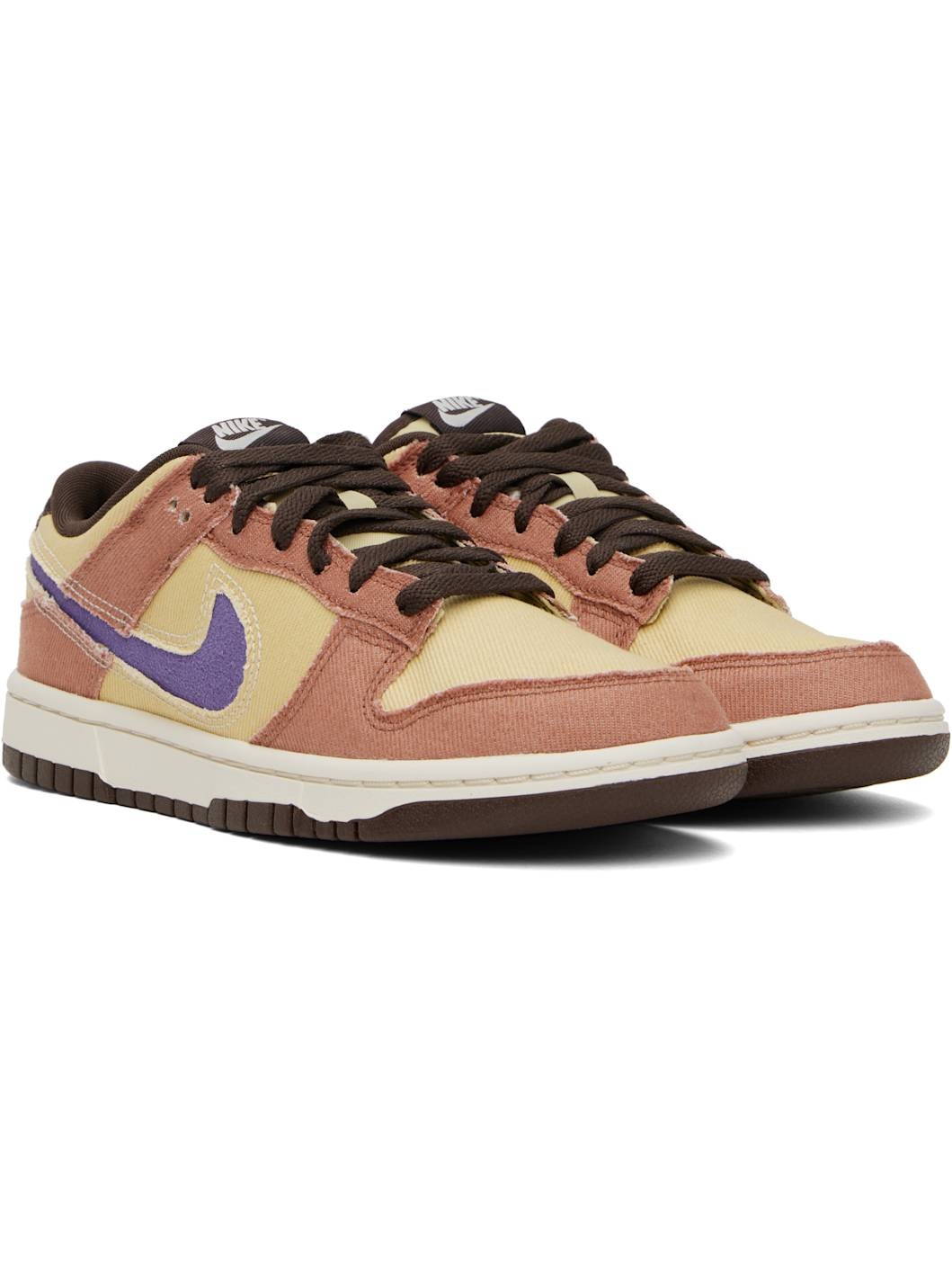 Tan & Beige Dunk Low Retro SE Sneakers - 4