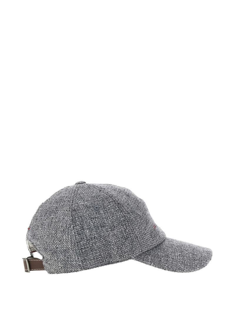 Brunello Cucinelli textured baseball cap outlook