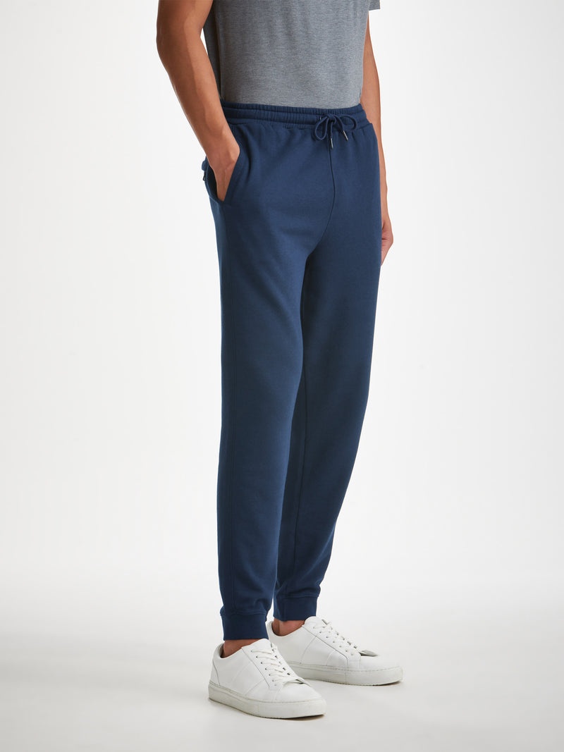Men's Sweatpants Quinn Cotton Modal Navy - 3