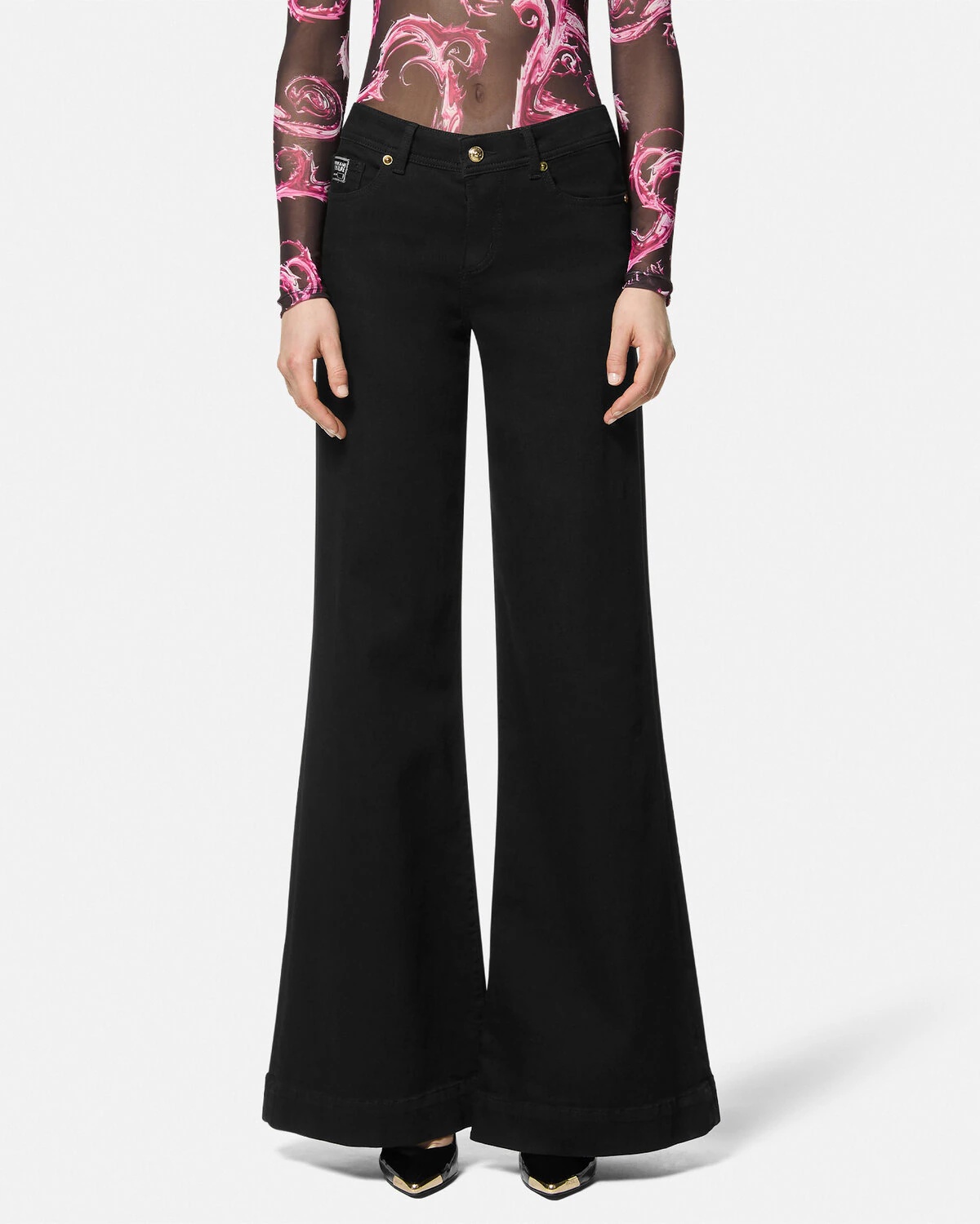 Embellished Flared Jeans - 4