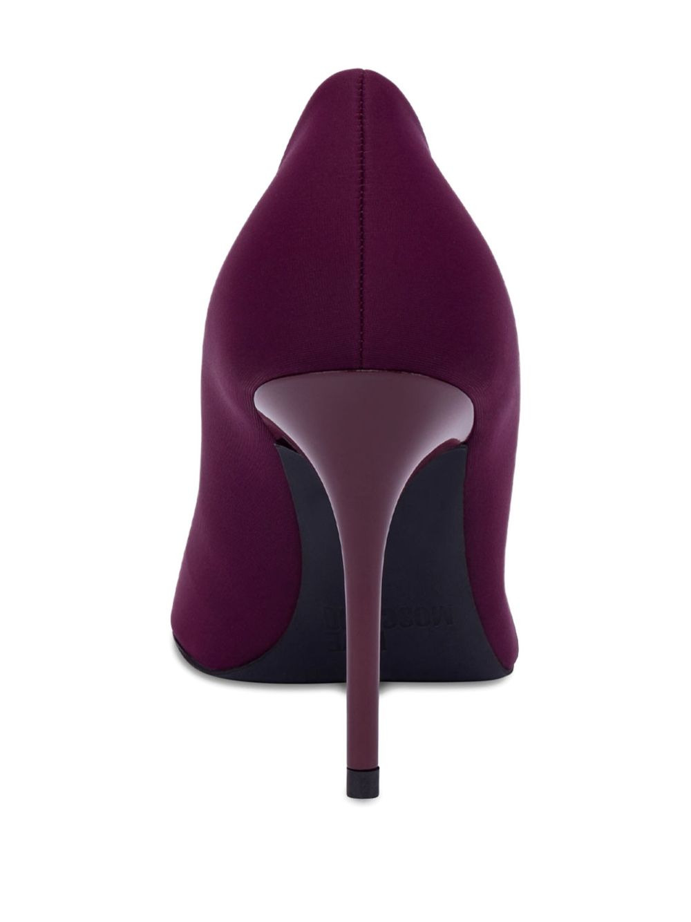 logo-print pumps - 3