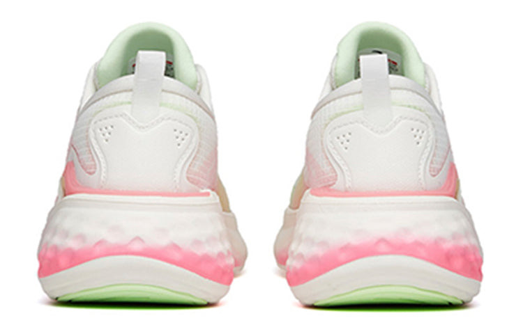 (WMNS) ANTA Running Series Sneakers 'White Green Pink' 122145556S-6 - 5