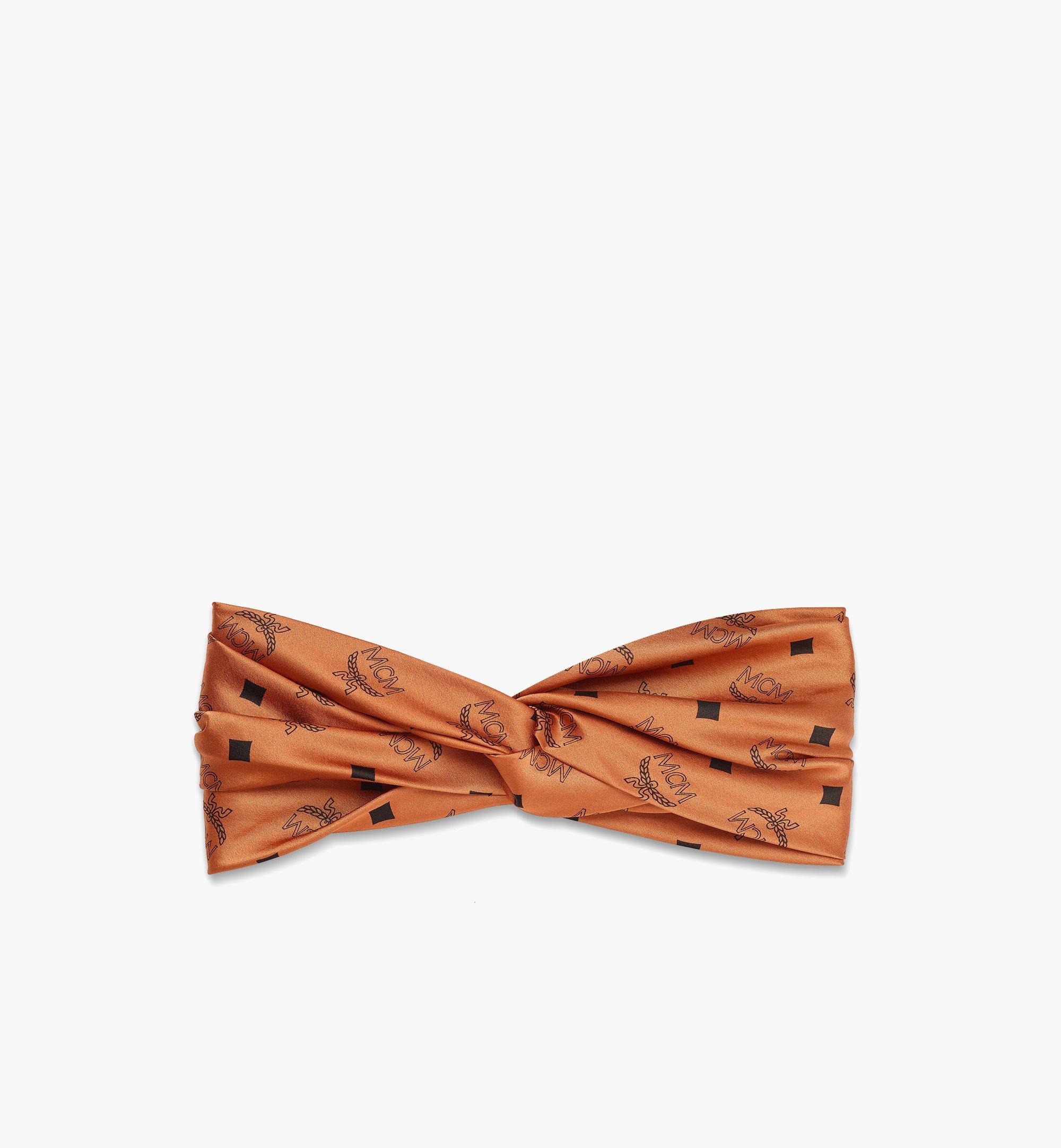 Monogram Silk Headband - 1