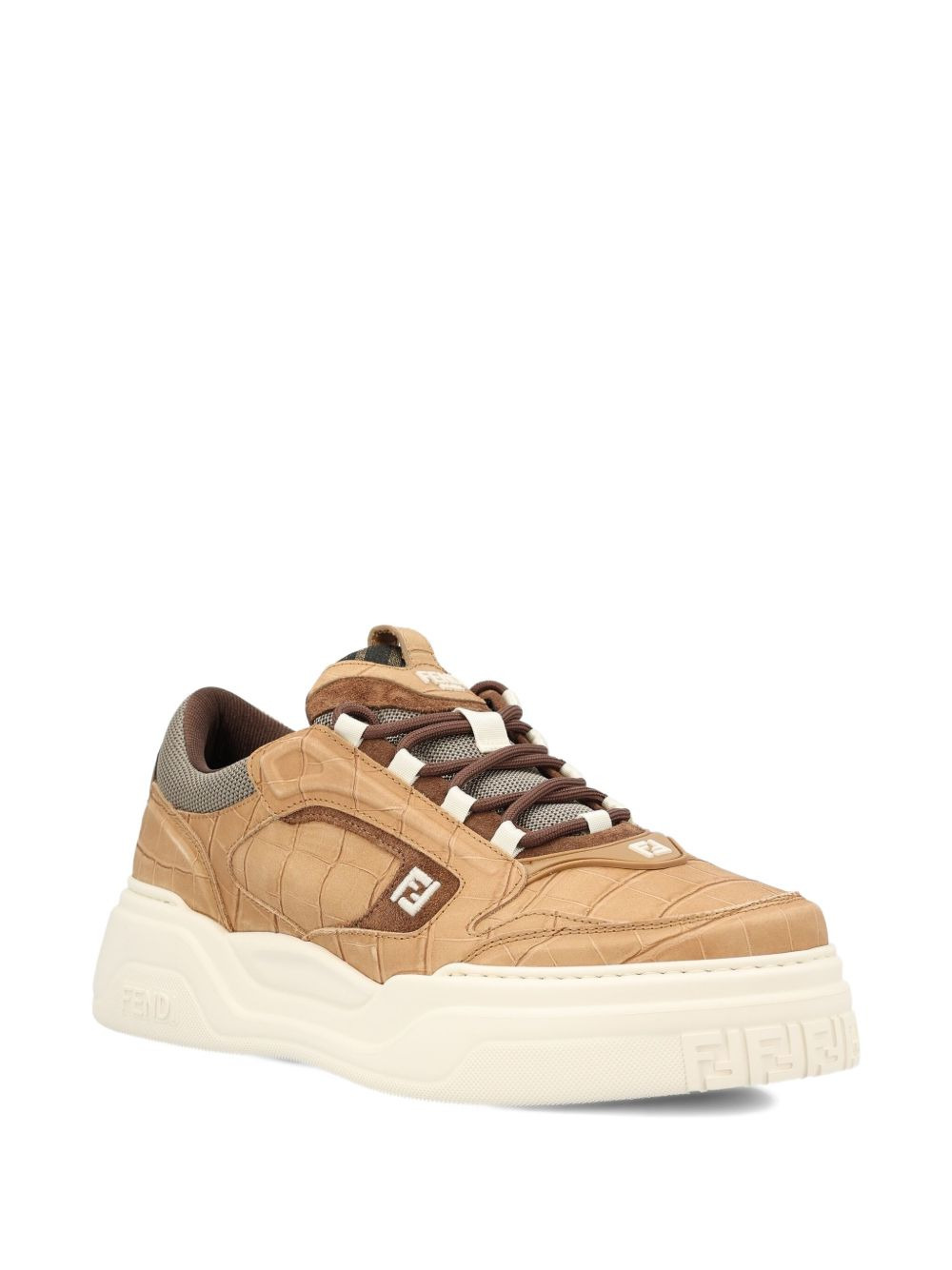 logo-embossed sneakers - 2