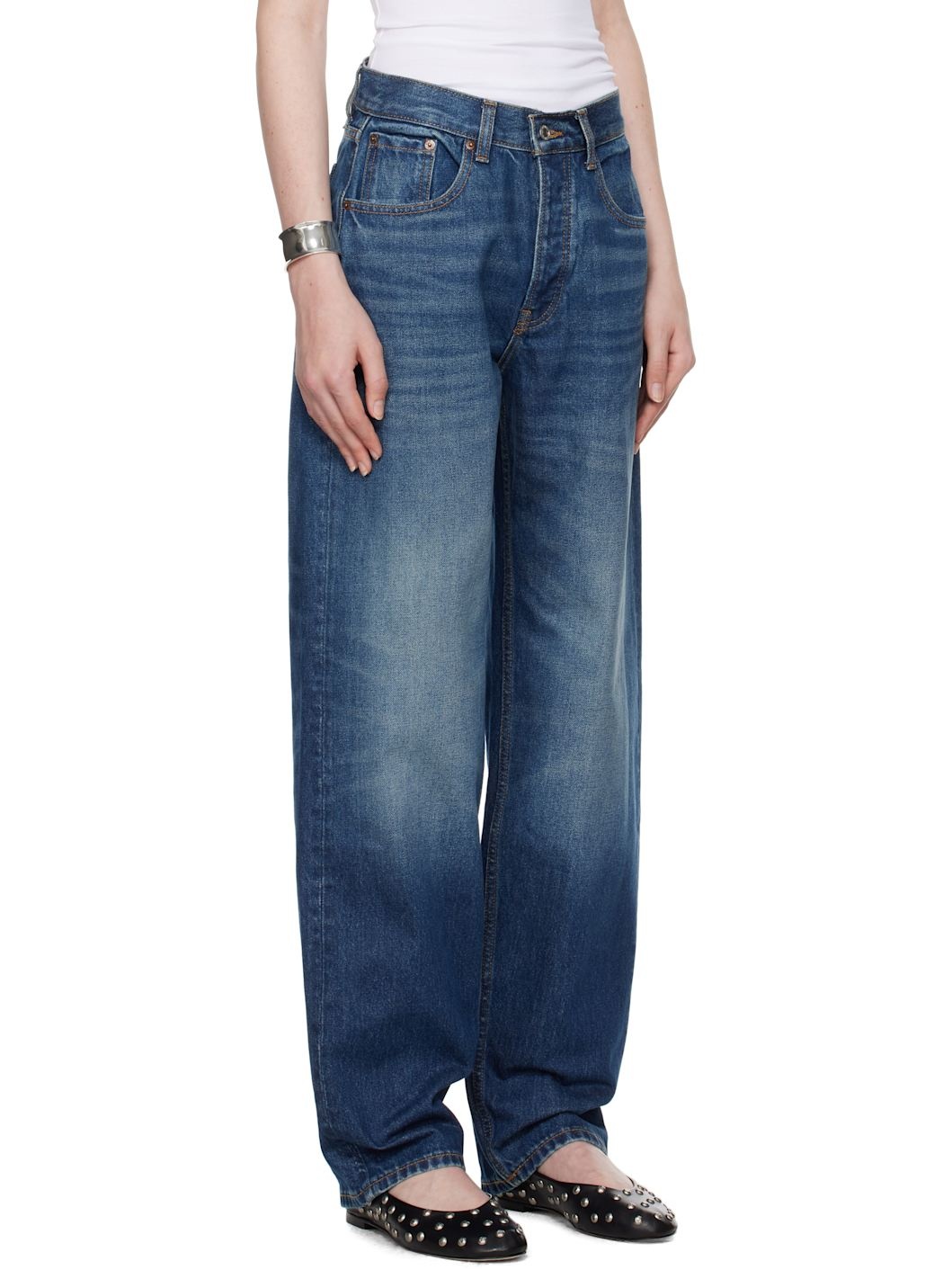 Blue Baggy Jeans - 2